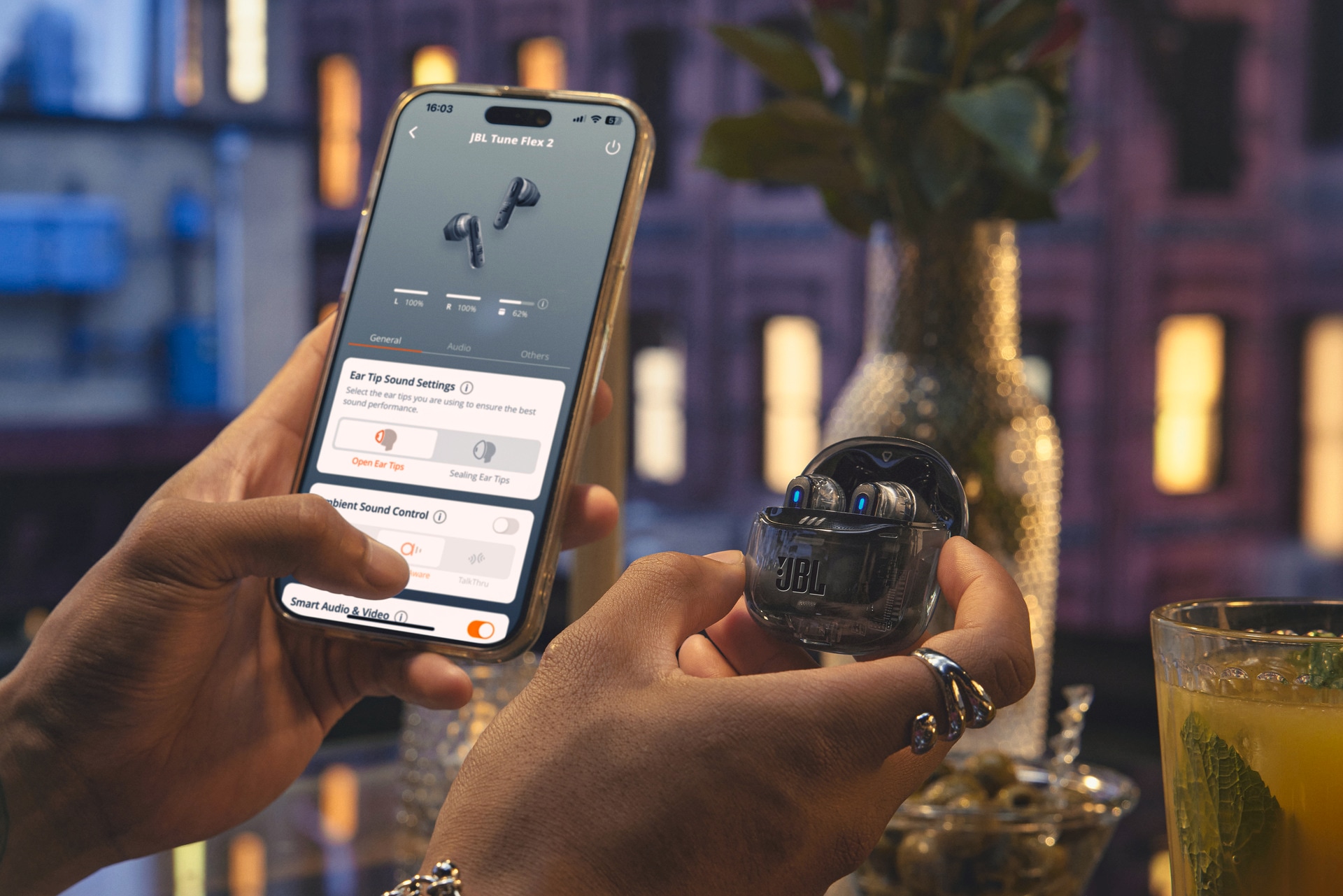 JBL wireless In-Ear-Kopfhörer »TUNE Flex 2«, A2DP Bluetooth, Active Noise Cancelling (ANC)