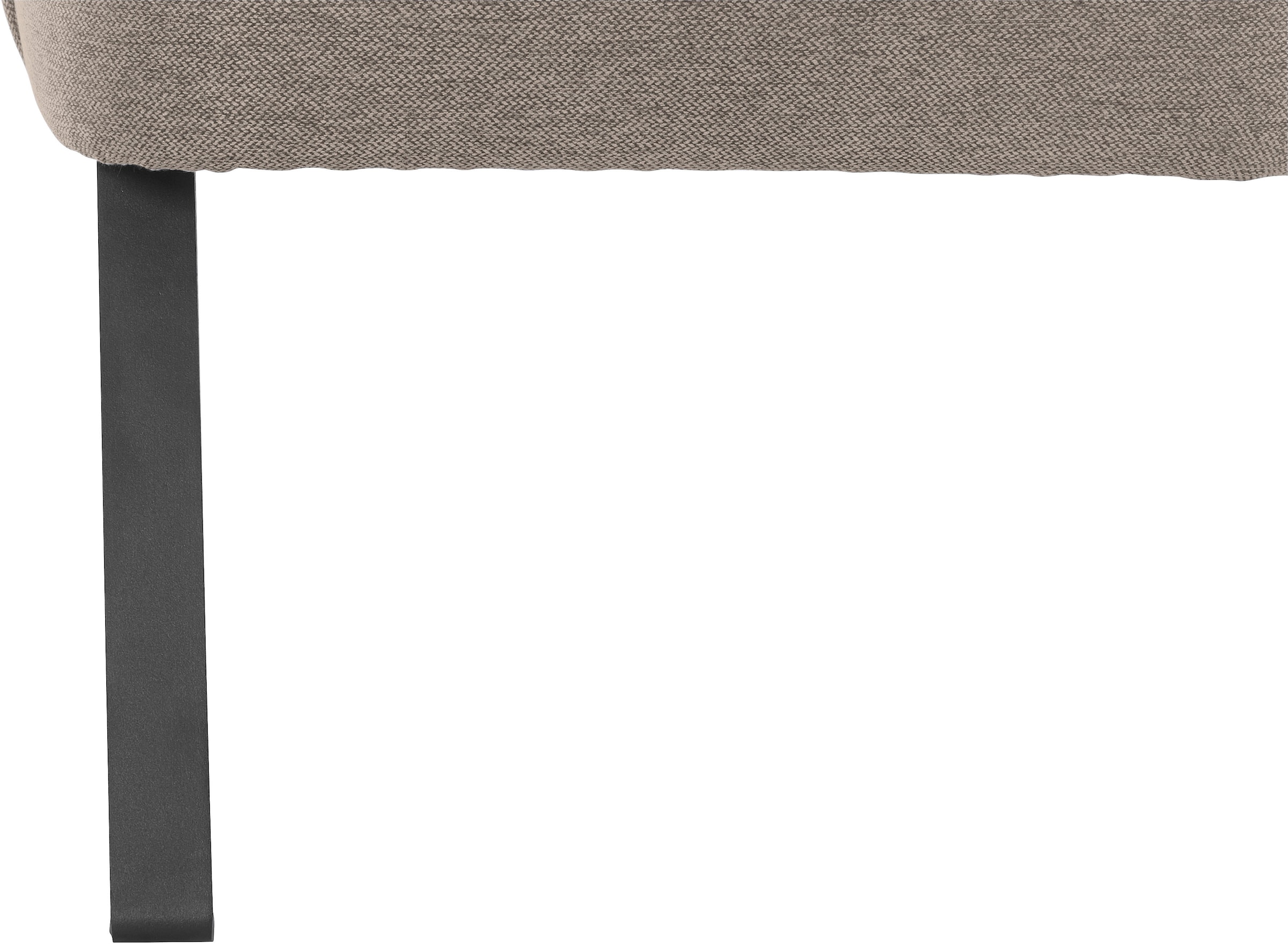 exxpo - sofa fashion Sessel »Americano, Loungesessel«, mit Keder und Metallfüßen, Bezug in verschiedenen Qualitäten, 1 Stck.