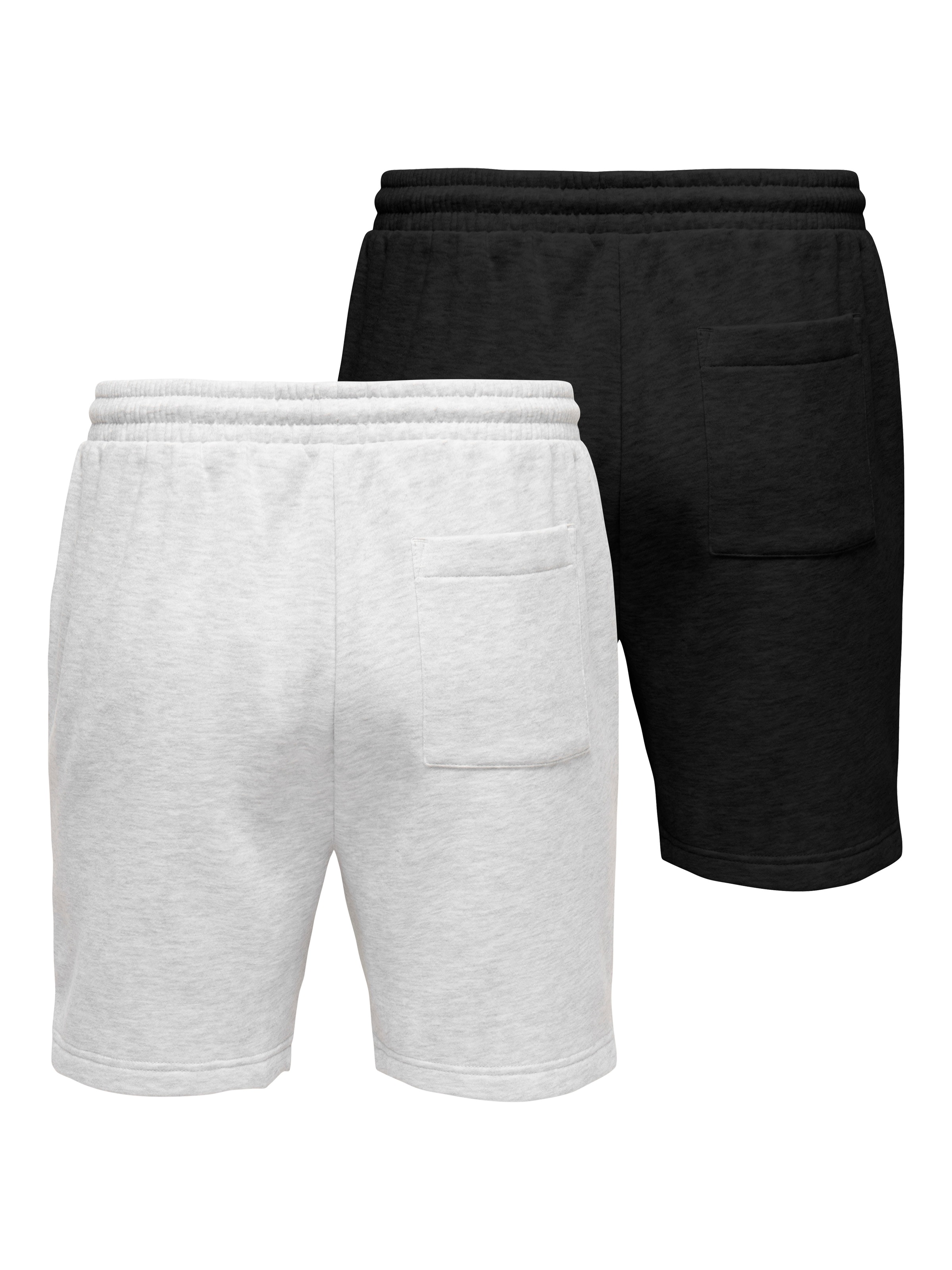 ONLY & SONS Shorts »ONSCHASE REG SWEAT SHORTS 2-PACK OTL«