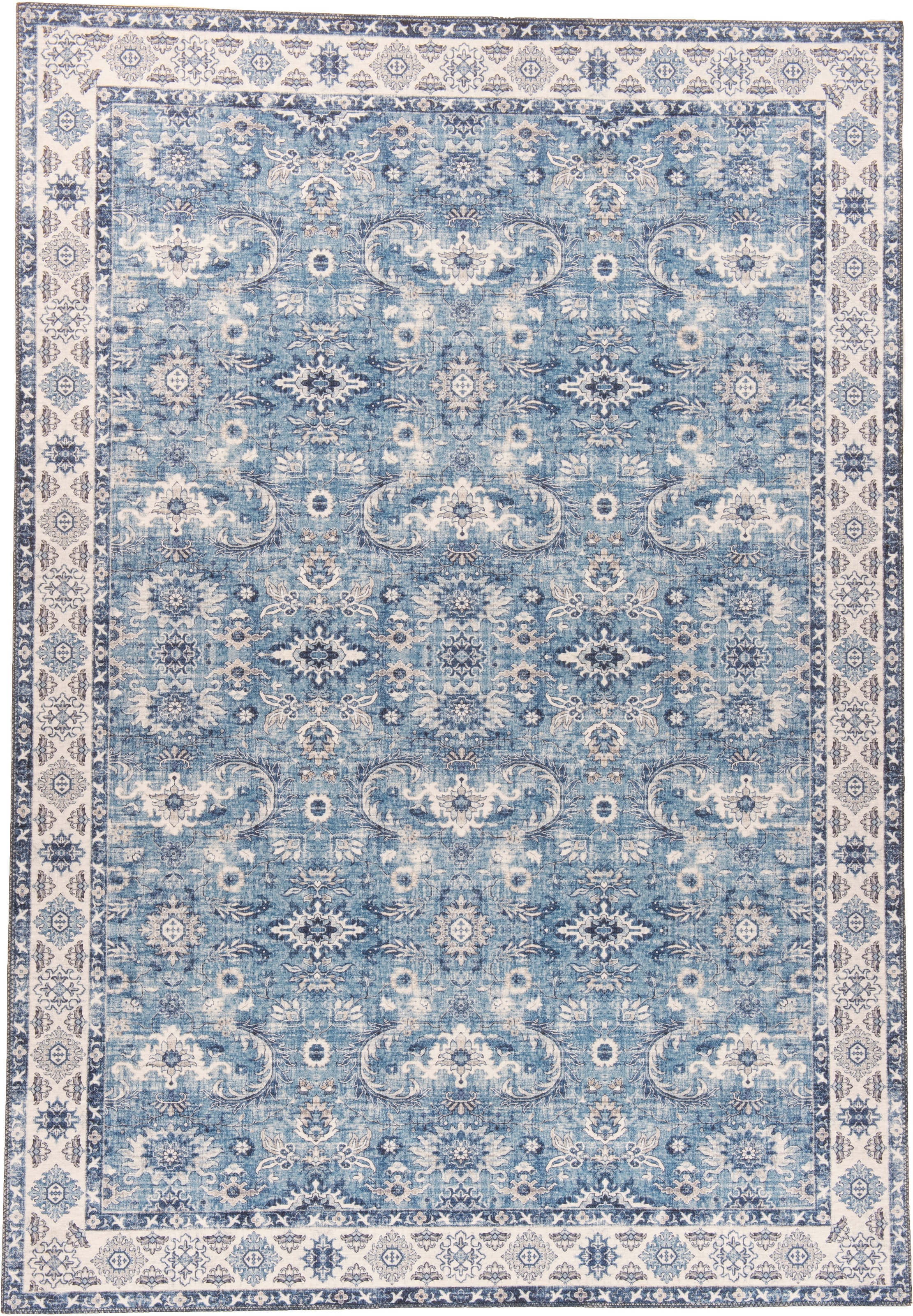 Gino Falcone Teppich »Cecilia 070« rechteckig 3 mm Höhe Flachgewebe, bedruckt, Orient-Optik