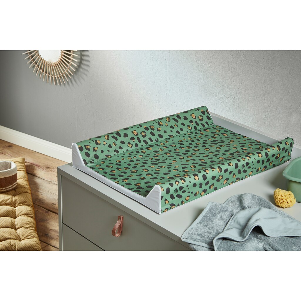 Rotho Babydesign Wickelauflage »Leopard«, (Set, 2 tlg.), in Keilform; inklusive Stillkissen Multi; Made in Europe