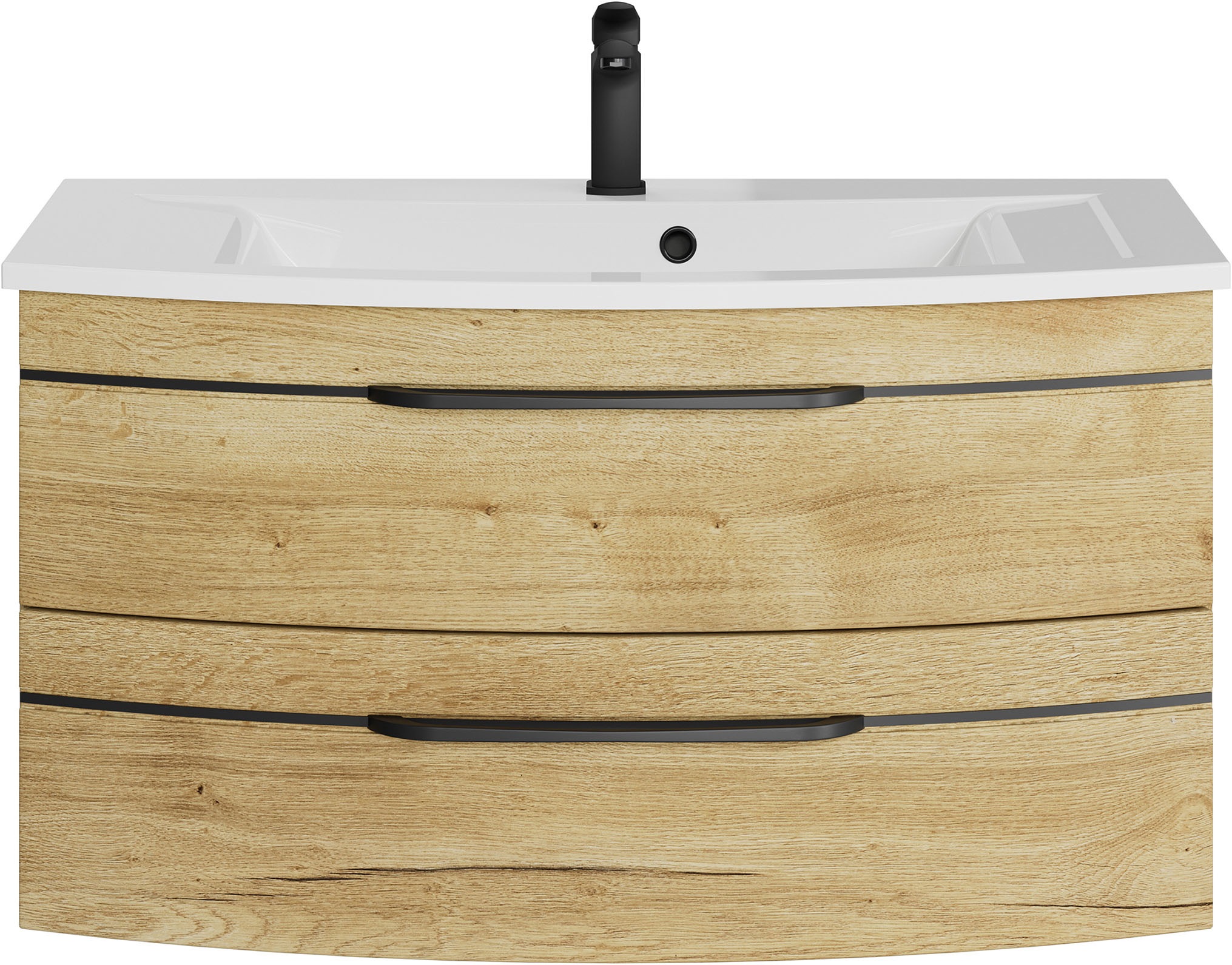 Saphir Waschtisch »Serie 7045 Mineralmarmor-Waschtisch und Unterschrank, 91 günstig online kaufen