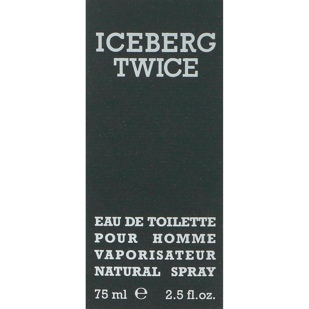 ICEBERG Eau de Toilette »Twice Pour Homme«