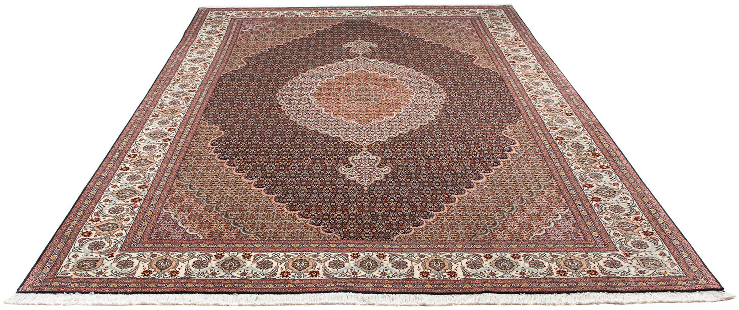 morgenland Orientteppich »Perser - Täbriz - 282 x 202 cm - braun«, rechteck günstig online kaufen