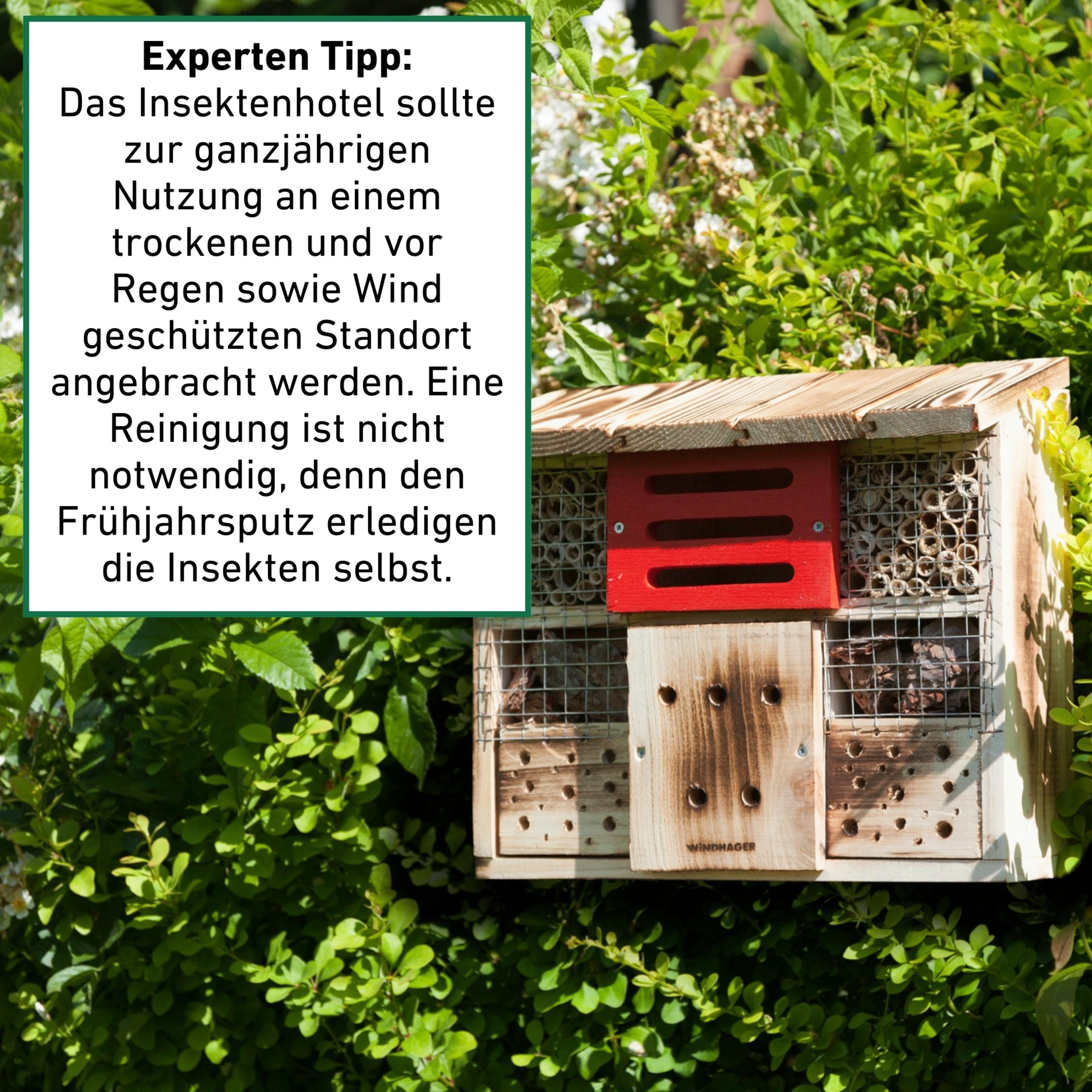 Windhager Insektenhotel »Zur Linde« BxTxH: 30x14x28 cm