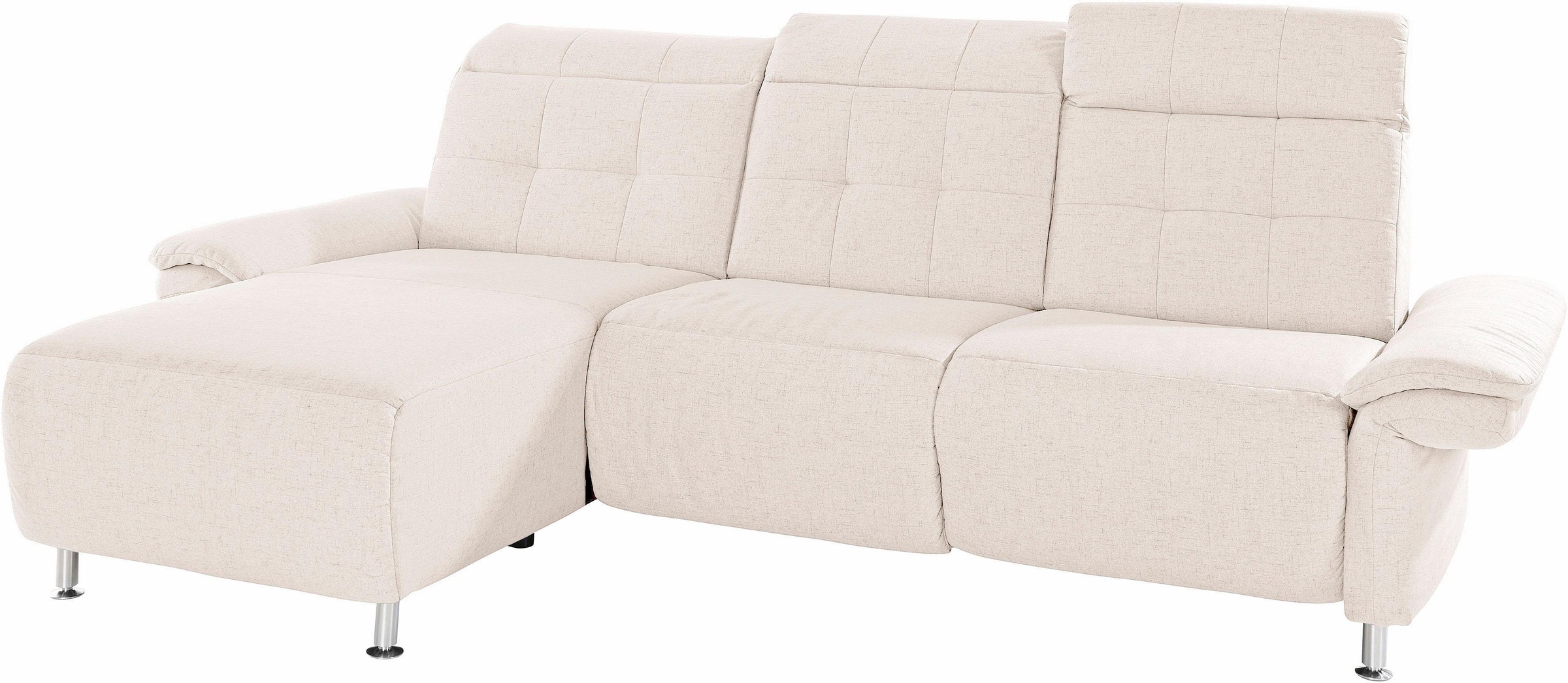 Home affaire Ecksofa »Manhattan L-Form« 2 Sitze mit elektrischer Relaxfunkt günstig online kaufen