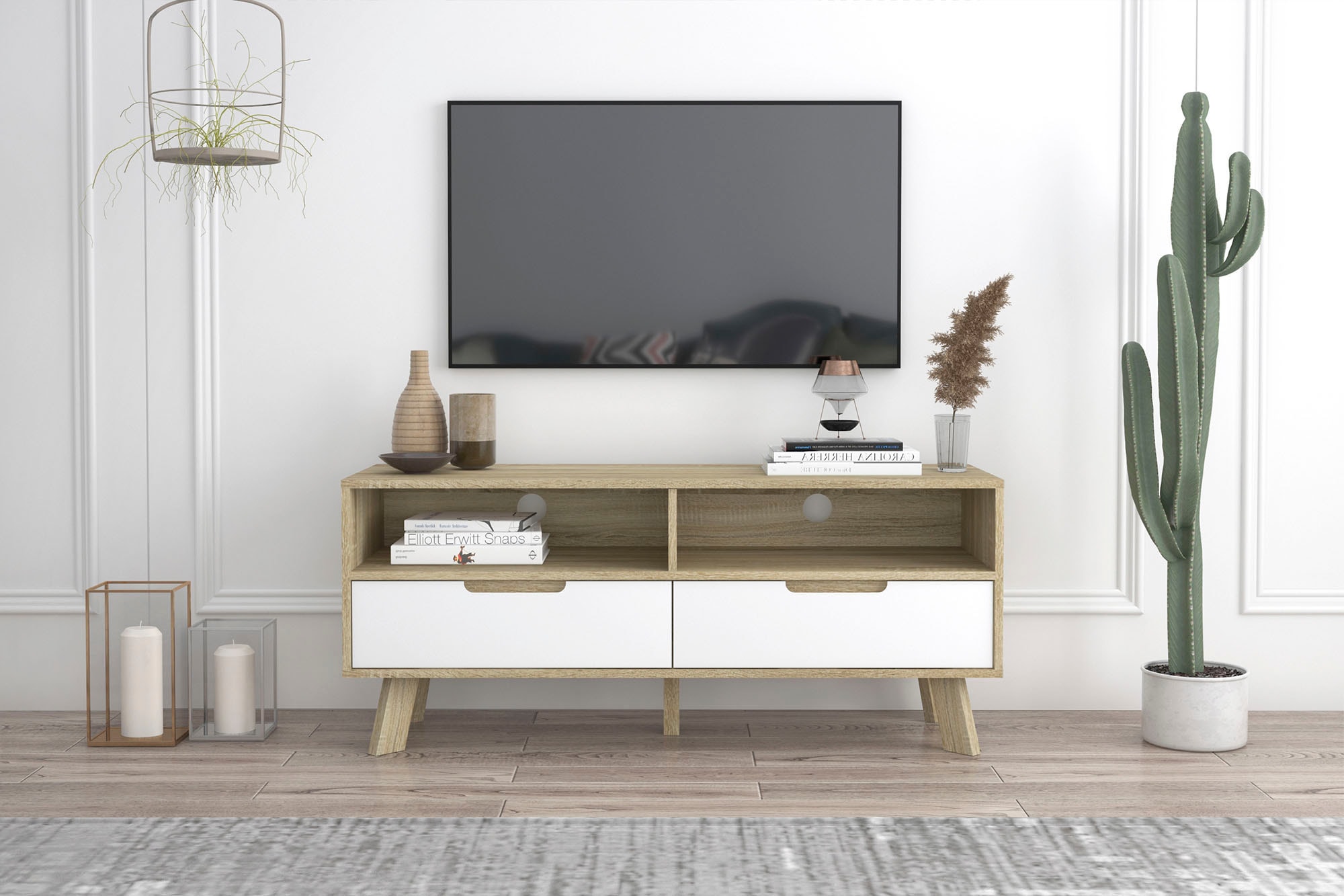 INOSIGN Lowboard »Delea«, Kommode mit 2 Kabeldurchführungen