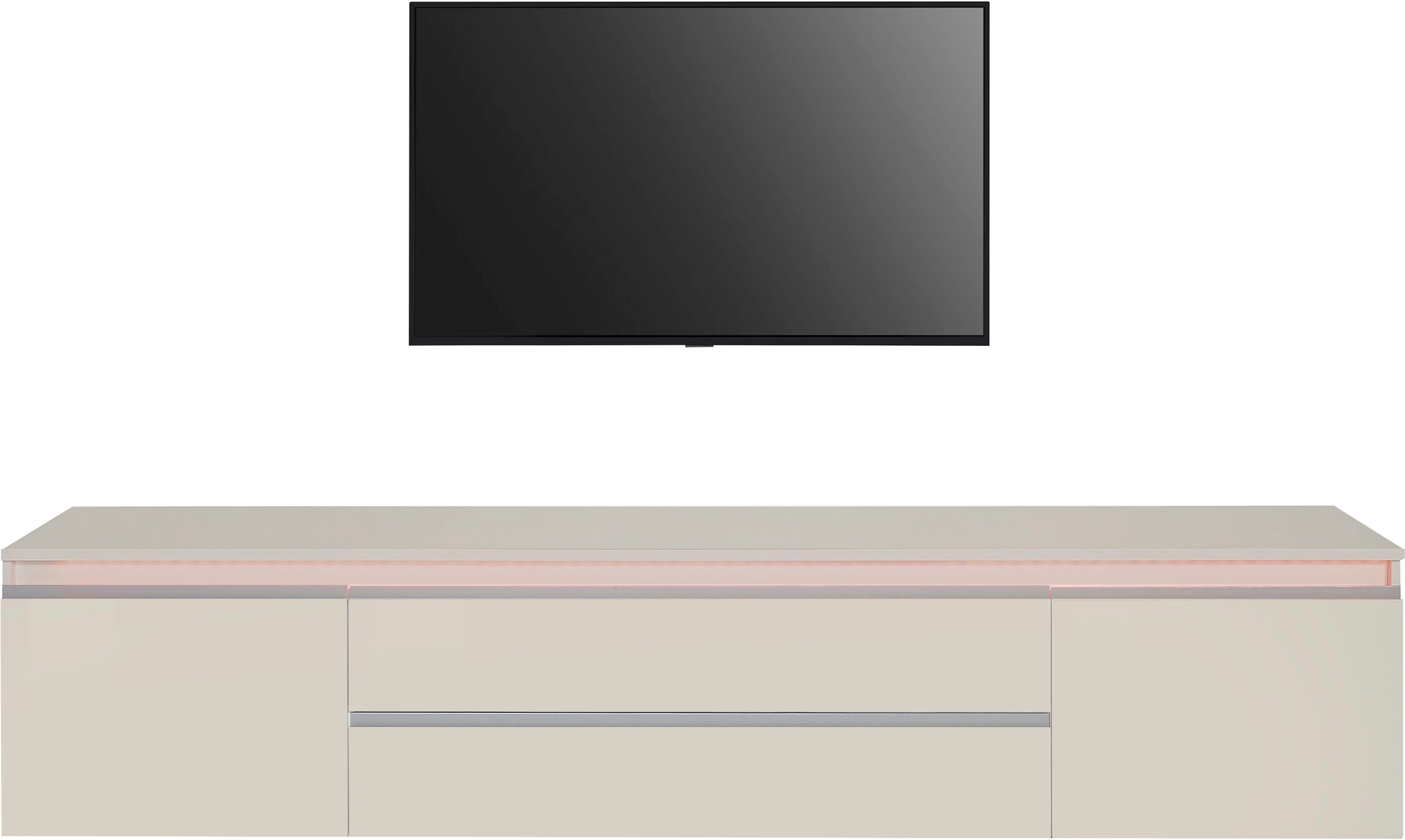 INOSIGN Lowboard »Magic,Lowboard,TV-Kommode,TV-Möbel,TV-Bank« Alugriff,2Tür günstig online kaufen