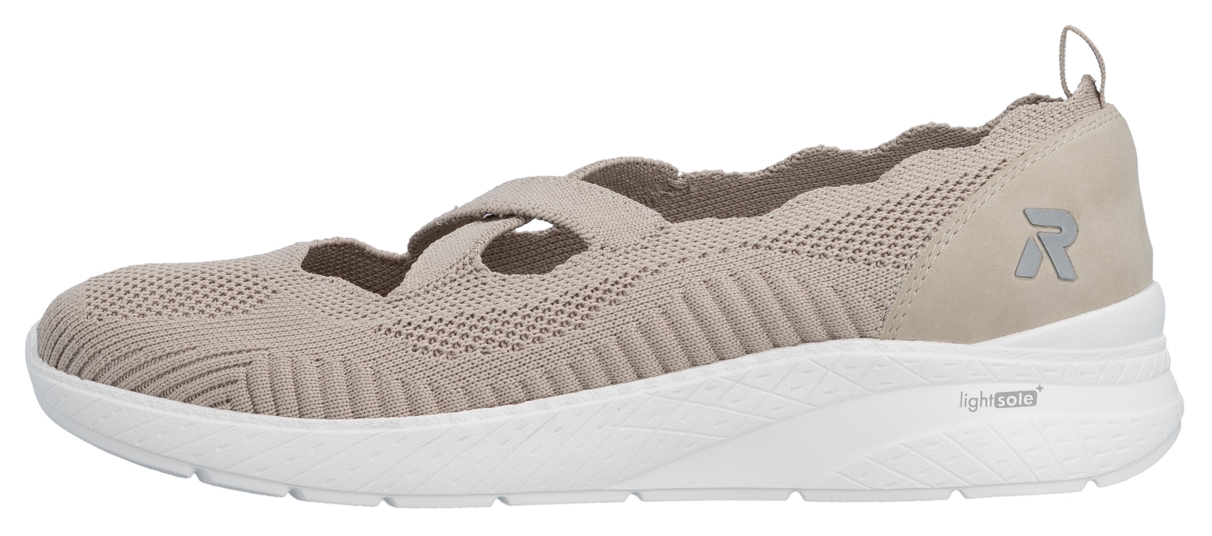 Rieker Riemchenballerina  Schlupfschuh, Slipper in veganer Verarbeitung