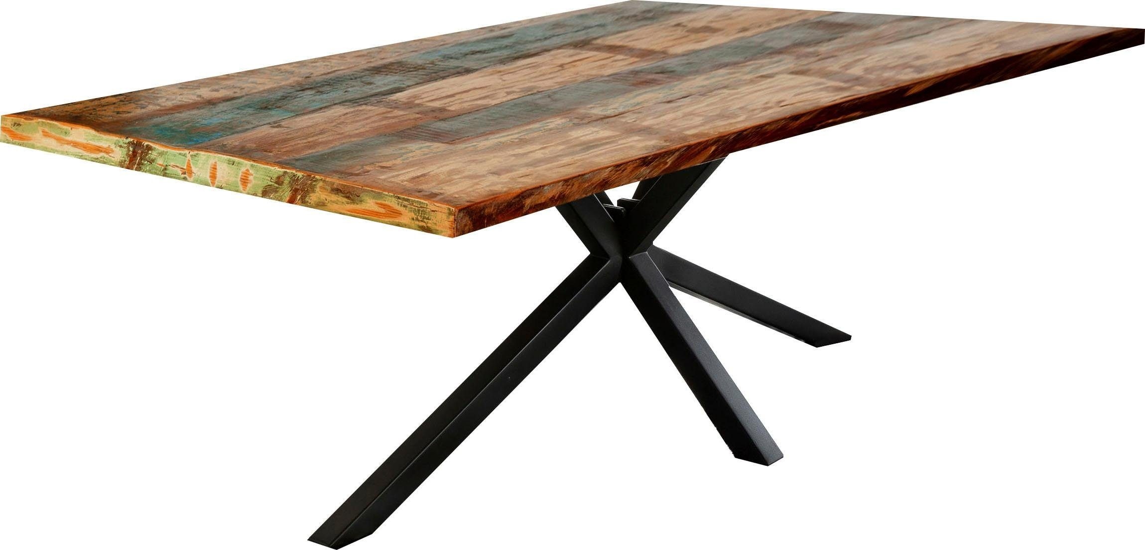Bild von SIT Esstisch »Tops&Tables«, mit Tischplatte aus Altholz mit Farbresten