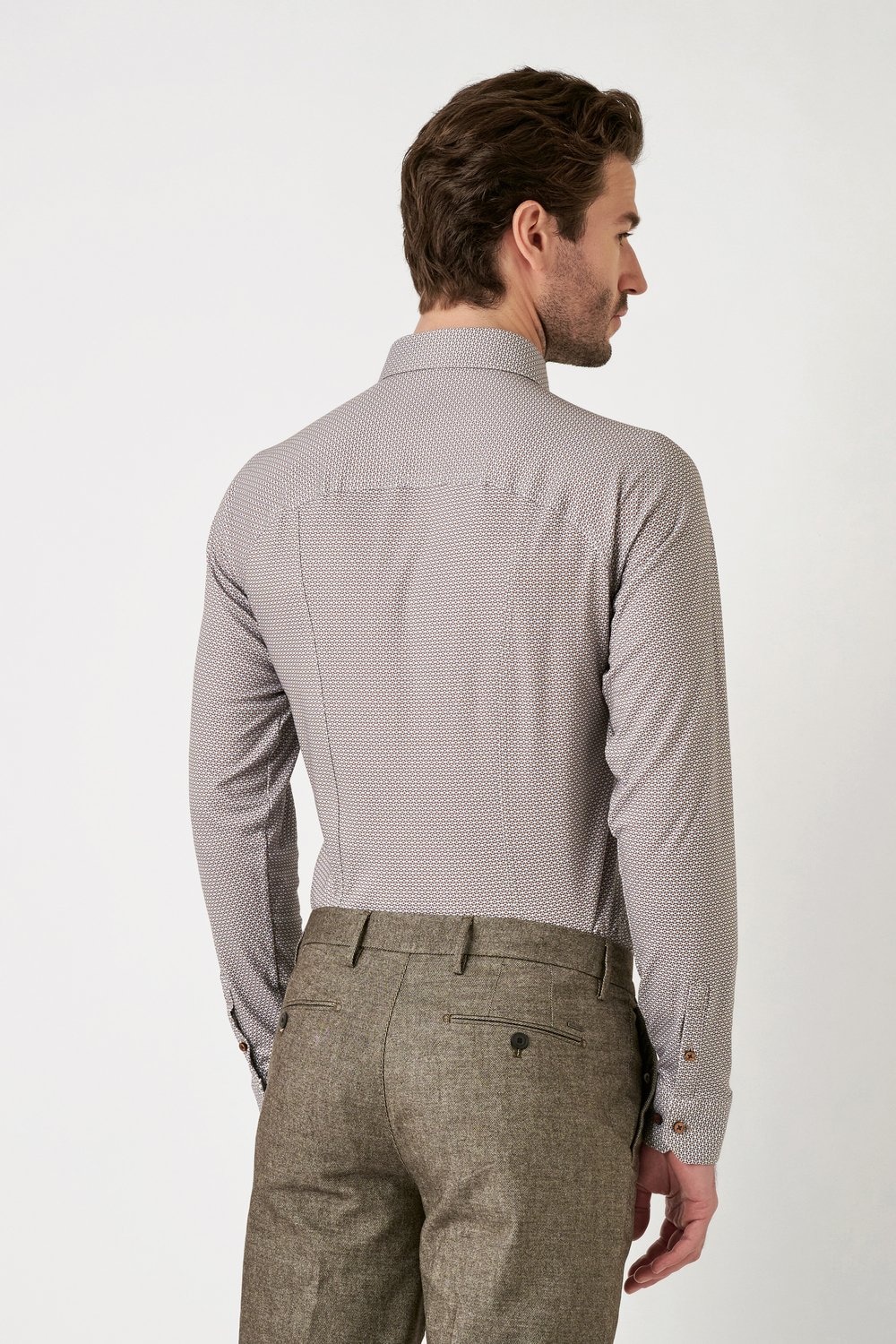 DESOTO Langarmhemd »Jerseyhemd Casual Kent«