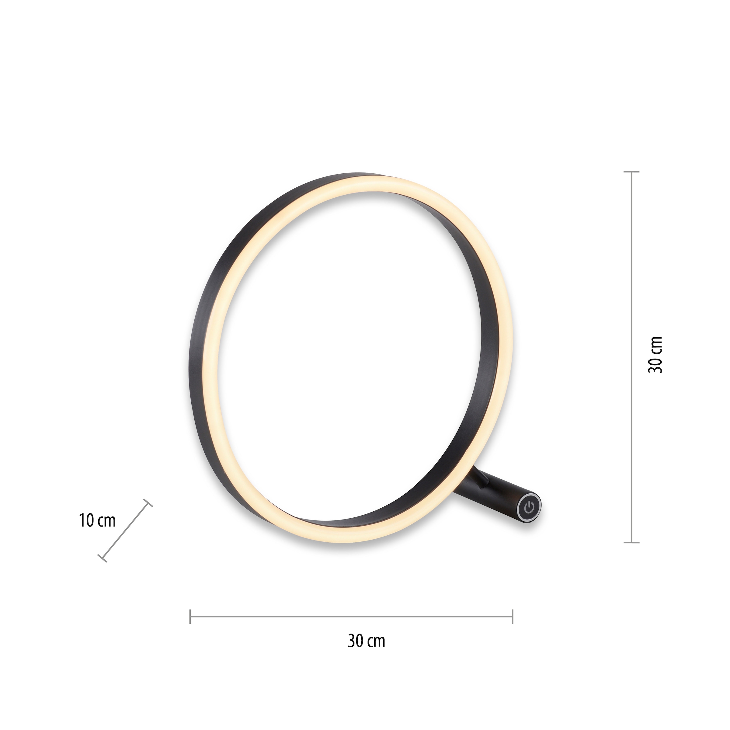 JUST LIGHT Tischleuchte »RITUS«, 1 flammig, Leuchtmittel LED-Board | LED fest integriert, LED, dimmbar über Touchdimmer