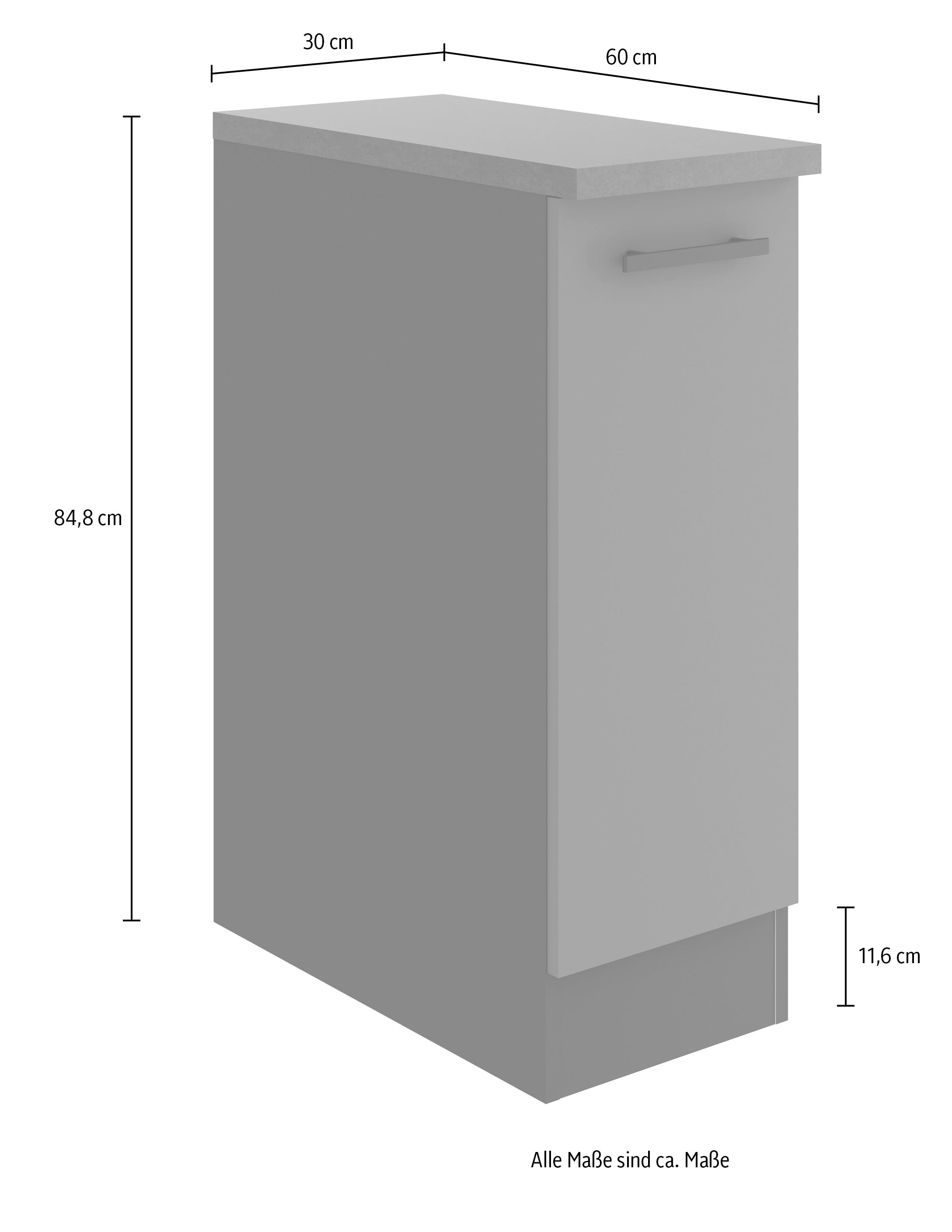 OPTIFIT Apothekerschrank »Palma«, Breite 30 cm, Höhe 84,8 cm, Anbau-und Unterbau möglich