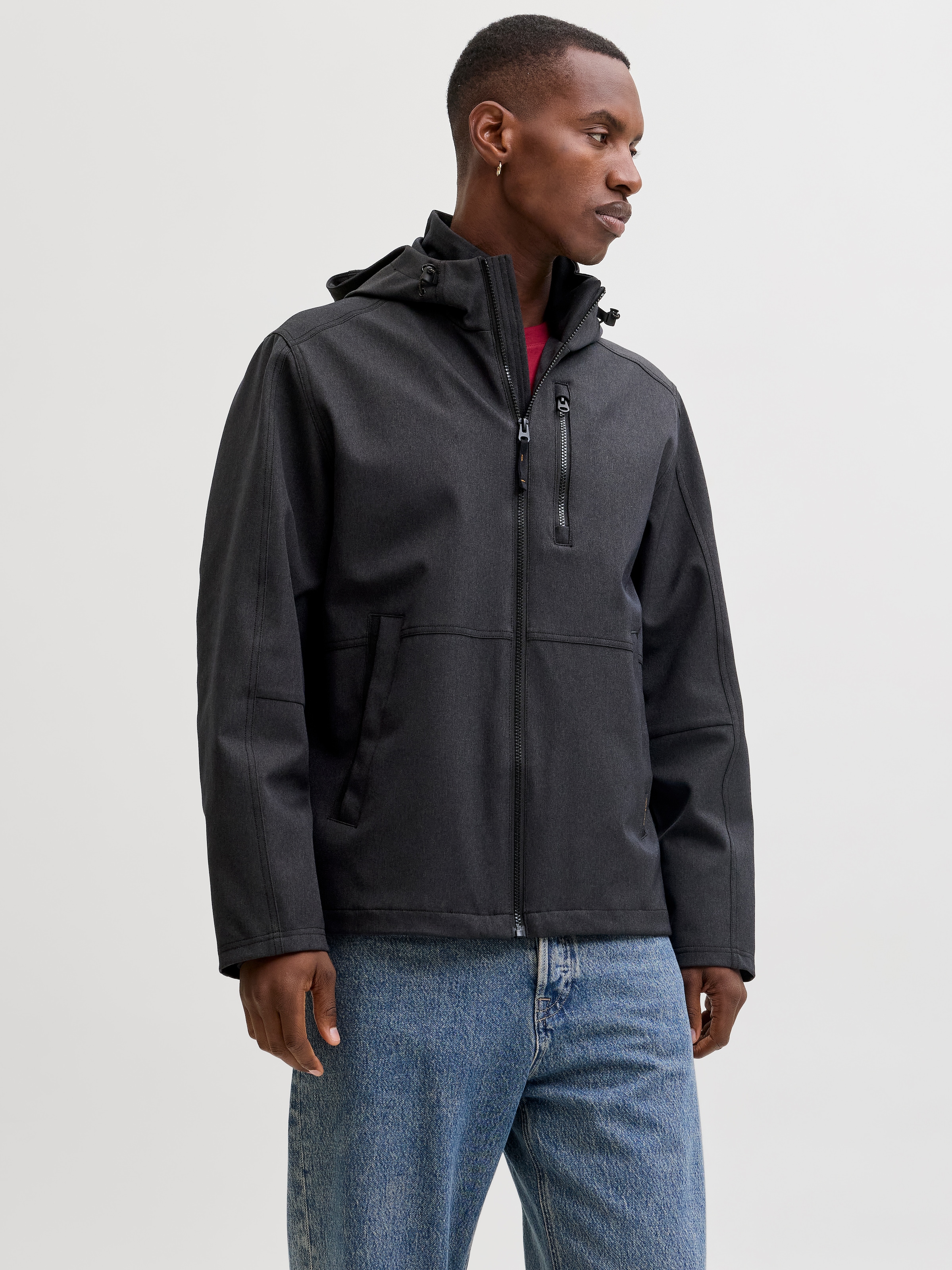 Jack & Jones Outdoorjacke »JJEADAM DOVER JACKET SN« mit Kaputze