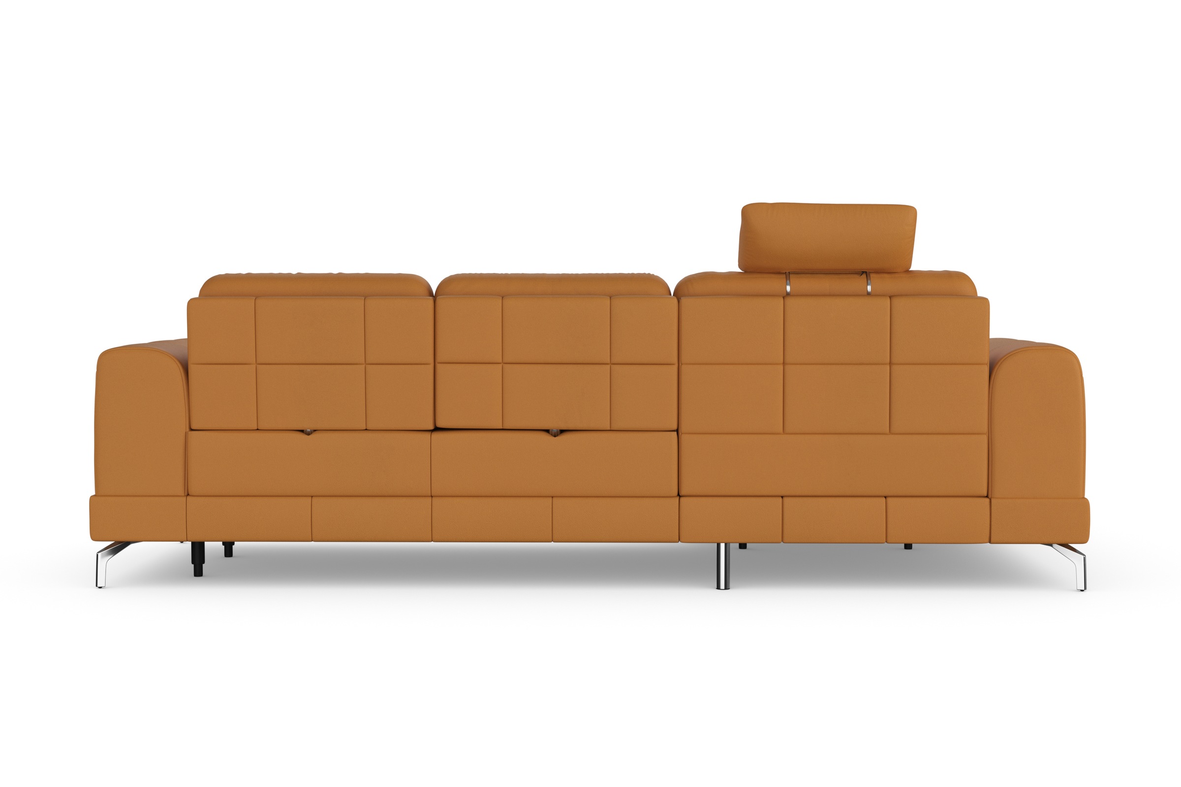 sit&more Ecksofa »Bendigo L-Form«, inklusive Sitztiefenverstellung, Bodenfreiheit 12 cm, in 2 Fußfarben