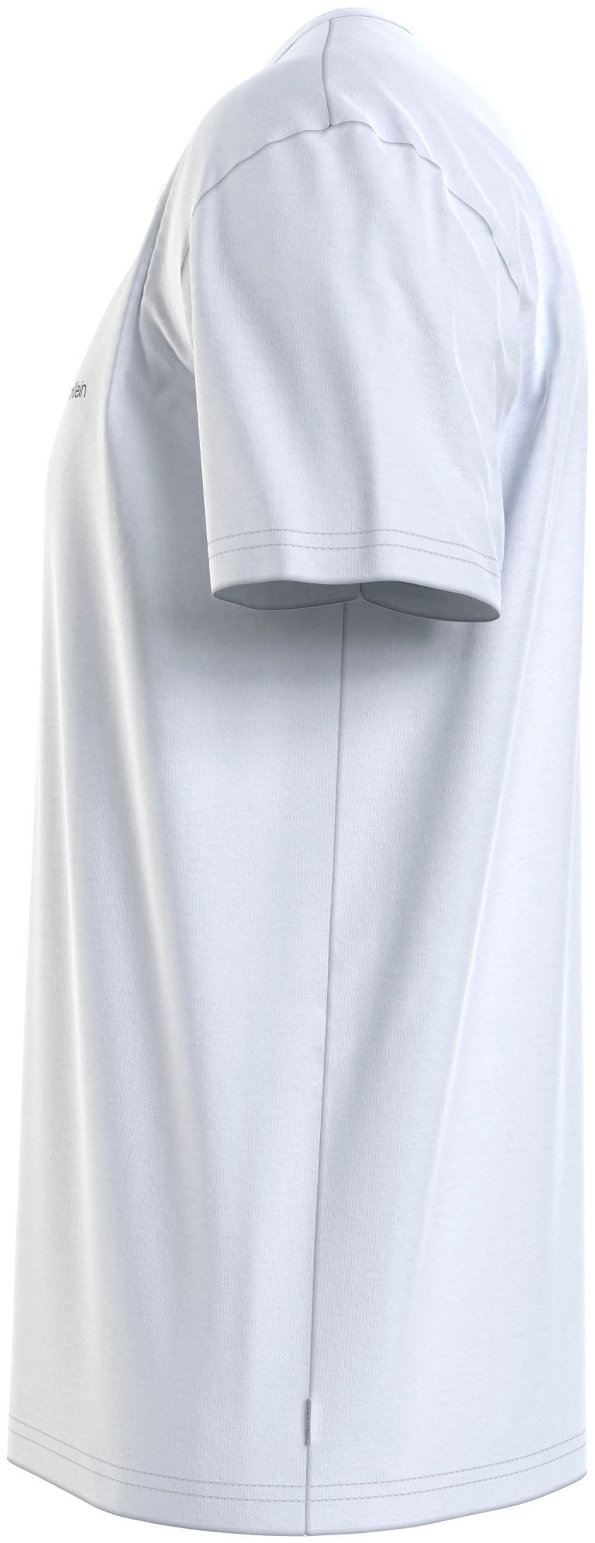 Calvin Klein T-Shirt »Micro Logo«, aus dickem Winterjersey, mit Logoprint