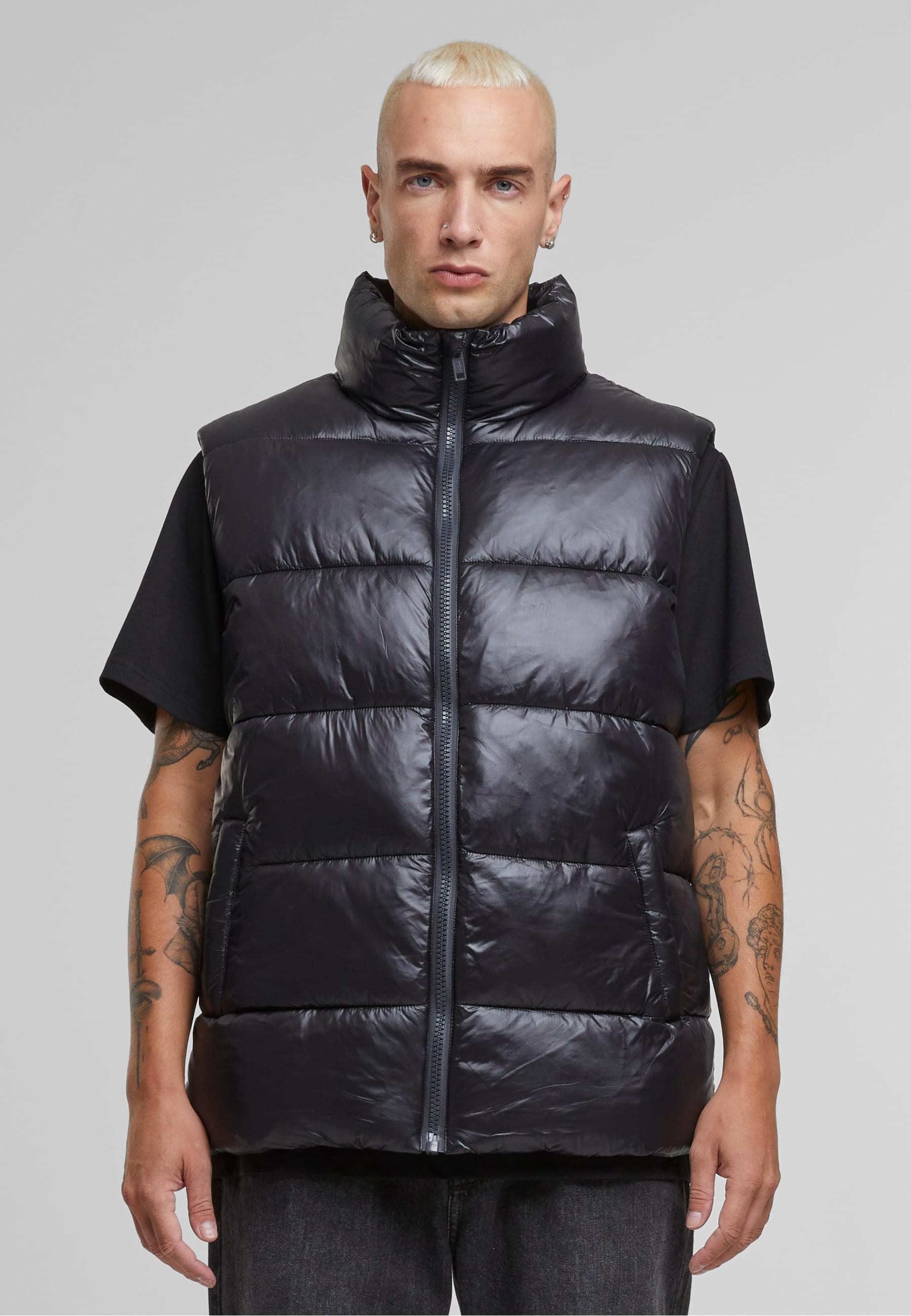 URBAN CLASSICS Steppweste »Urban Classics Recycled Big Puffer Vest« 1 Stk.