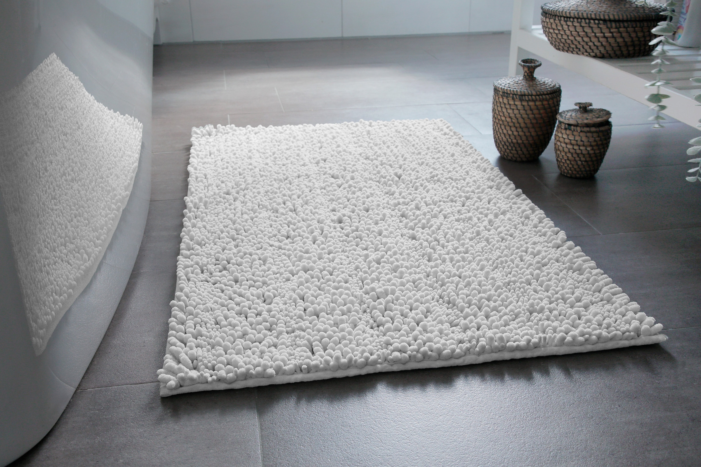 Wecon home Basics Badematte »Benno« Höhe 22 mm waschbar, rutschfest, sehr w günstig online kaufen