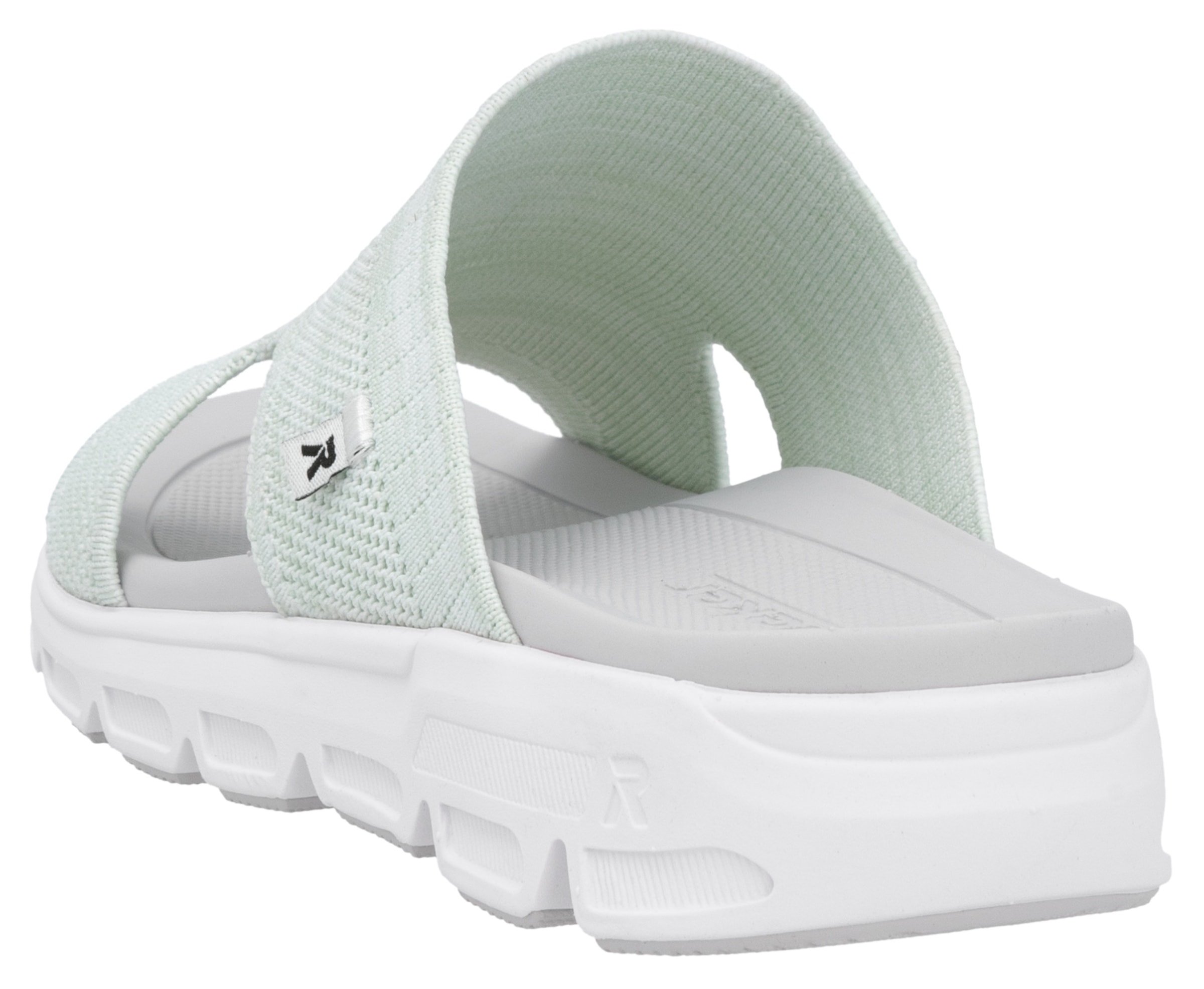 RIEKER Sport Pantolette, Sommerschuh, Schlappen, Poolslides, Strandschuh, maschinenwaschbar