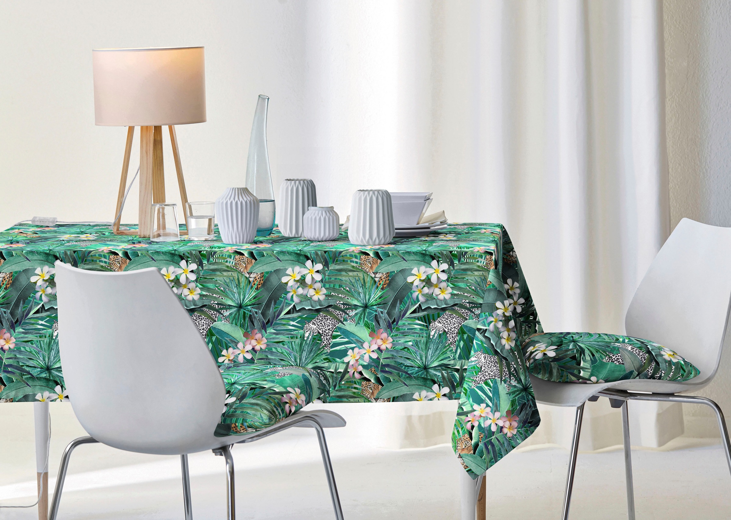 APELT Tischdecke »6852 SUMMERTIME, Sommerdeko, Sommer« mit tropischem Motiv günstig online kaufen