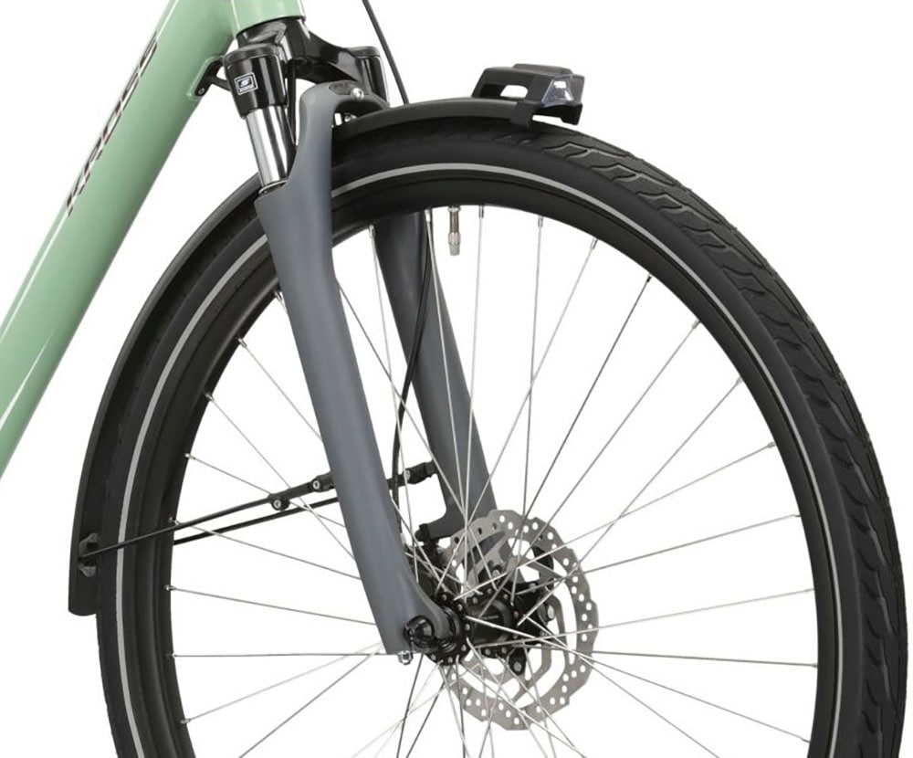 Kross E-Bike »E-Citybike Sentio Hybrid 4.0 28 Zoll grün«, 7 Gang, Shimano, NEXUS, Mittelmotor 250 W, Pedelec, Elektrofahrrad für Damen und Herren