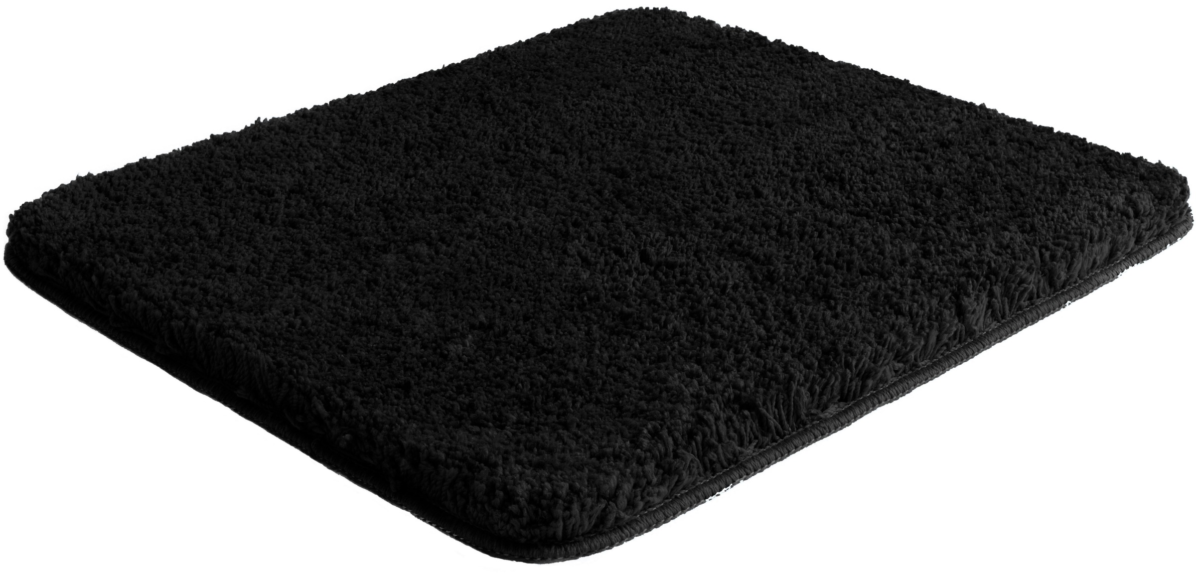 my home Badematte »Sanremo, Badvorleger, Badezimmer Teppich, sehr weich«, rutschhemmend beschichtet, fußbodenheizungsgeeignet-schnell trocknend, Badteppich, unifarben, rechteckig, rund & als 3-tlg. Set erhältlich