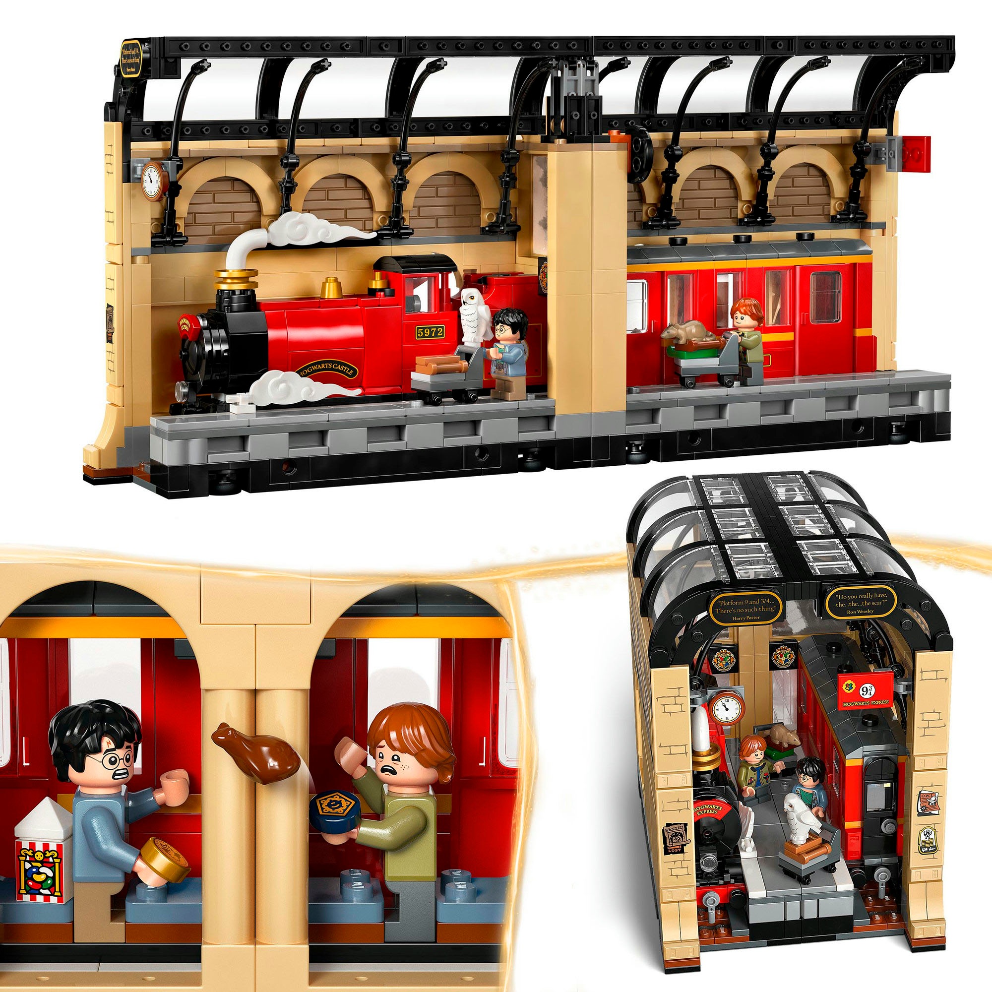 LEGO® Konstruktionsspielsteine »Buchstütze: Hogwarts Express (76450), LEGO Harry Potter™«, (832 St.), Made in Europe
