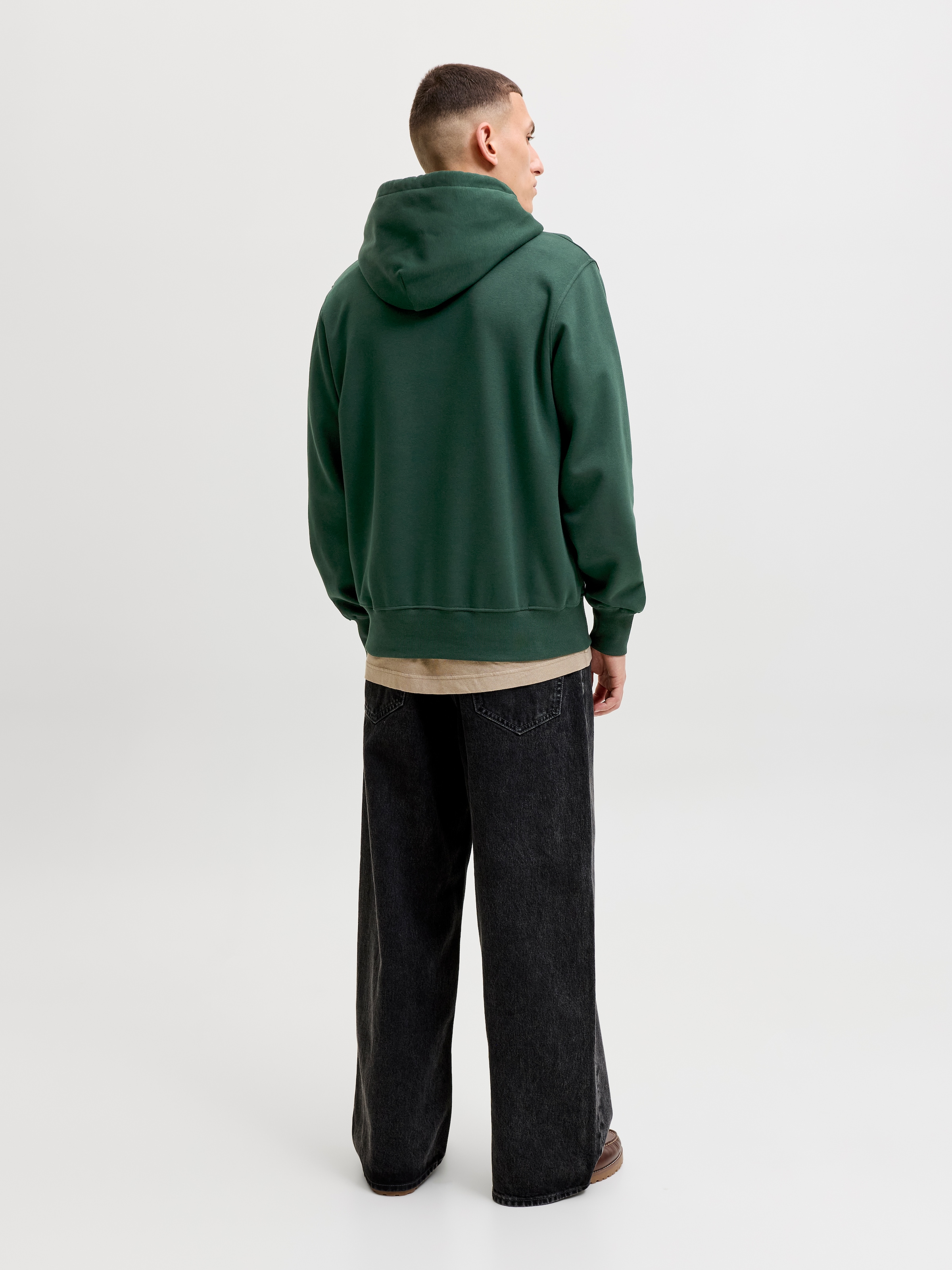 Jack & Jones Kapuzensweatshirt »JORFREDERIKSBERG MONOGRAM SWEAT HOOD SN«, Baumwollmischung, relaxed fit
