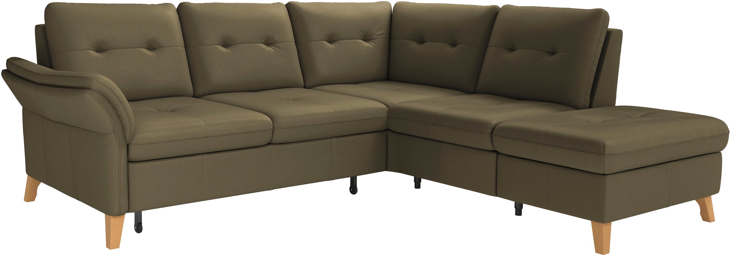 sit&more Ecksofa »Göteborg«, inkl. Sitztiefenverstellung, wahlweise mit Bettfunktion & Bettkasten