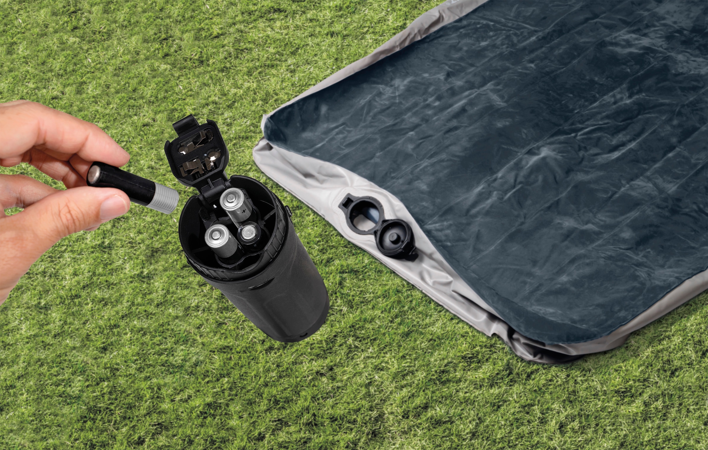 Intex Luftbett »DURA-BEAM® Standard Series Single-High Airbed«, (2 tlg.)
