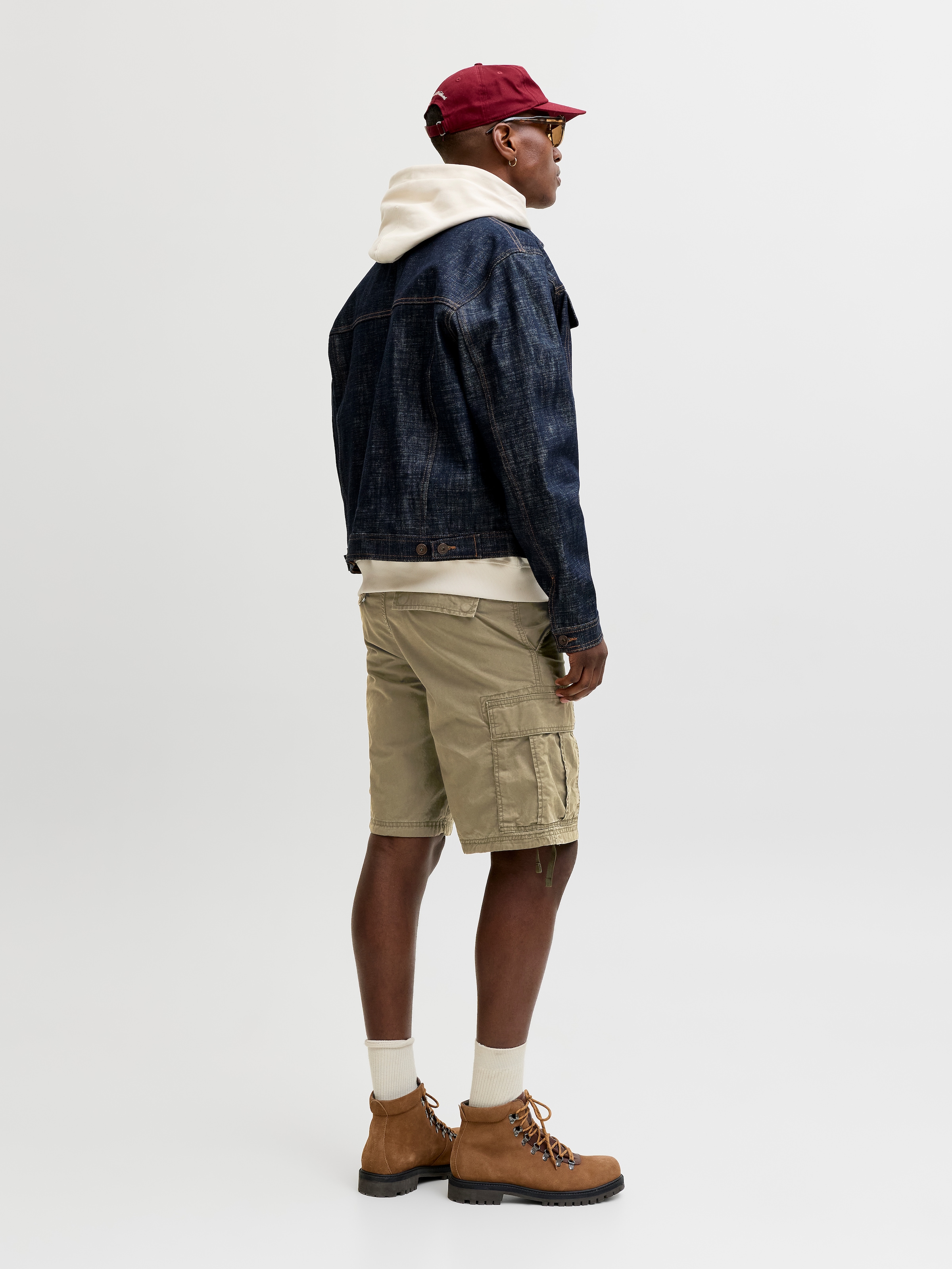 Jack & Jones Cargohose »JPSTCOLE FRANK CARGO SHORT MID SN«  mit Seitentaschen