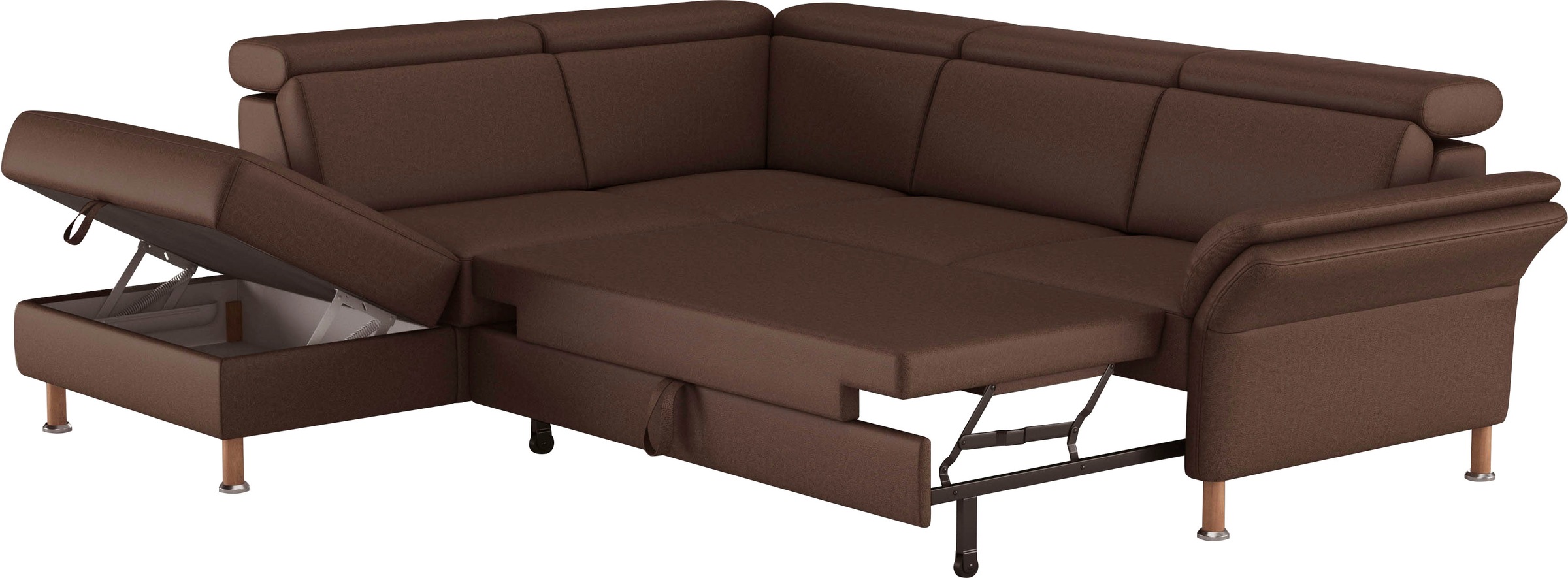 Home affaire Ecksofa »Calypso L-Form«, mit Relaxfunktion motorisch im Sofa 2,5- Sitzer