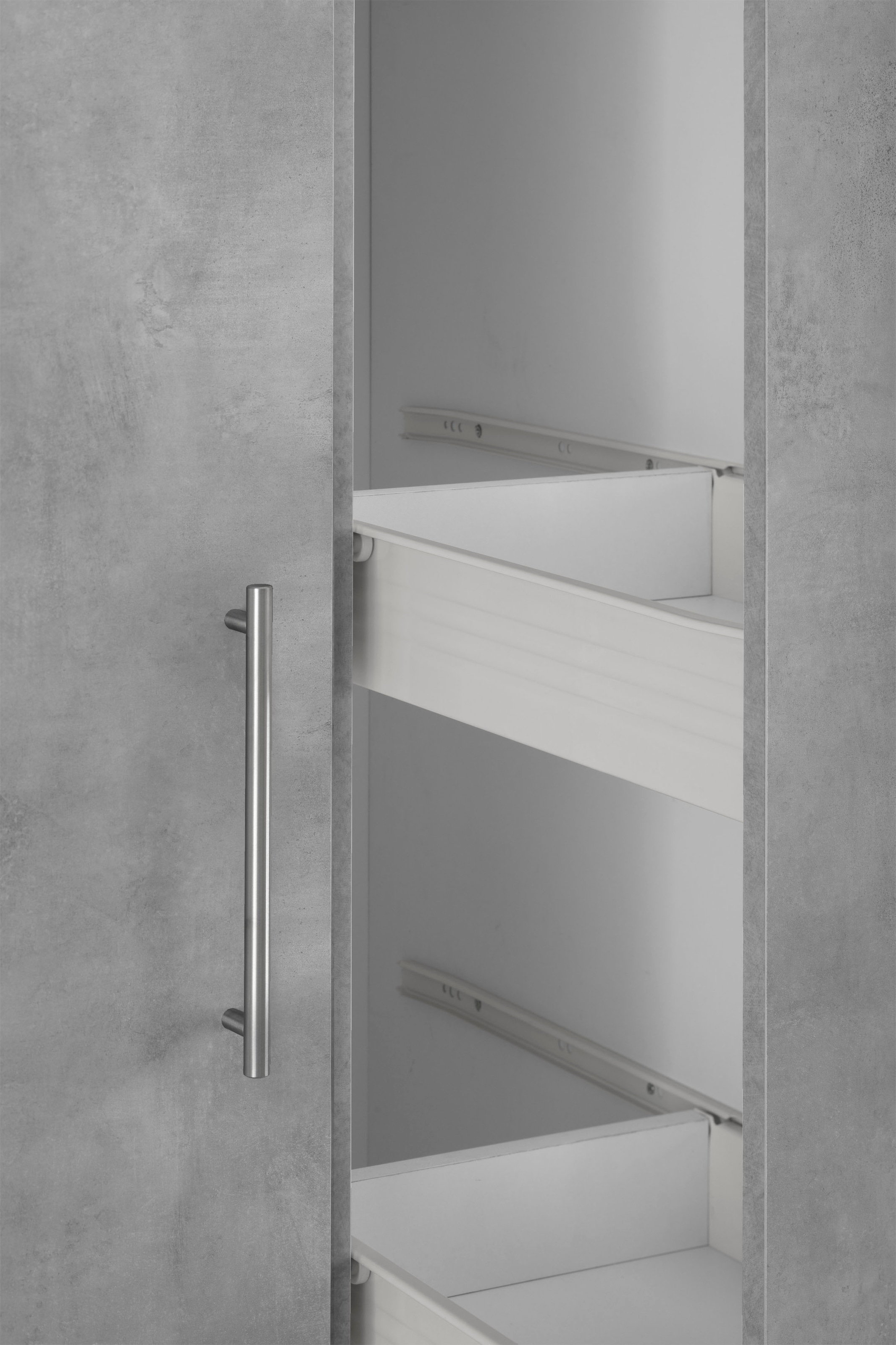 wiho Küchen Küche »Cali« Kühlumbauschrank mit Stauraum, wahlweise mit E-Geräten, Breite 90 cm