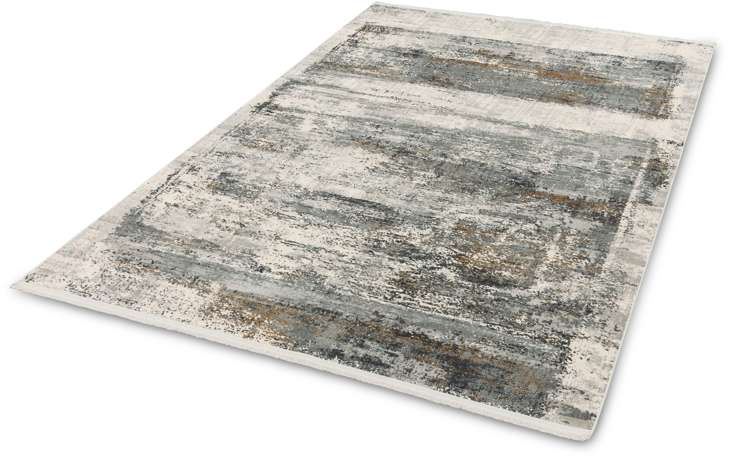 ASTRA Teppich »Julia 201«, rechteckig, 6 mm Höhe, Kurzflor, mit Fransen, Wo günstig online kaufen