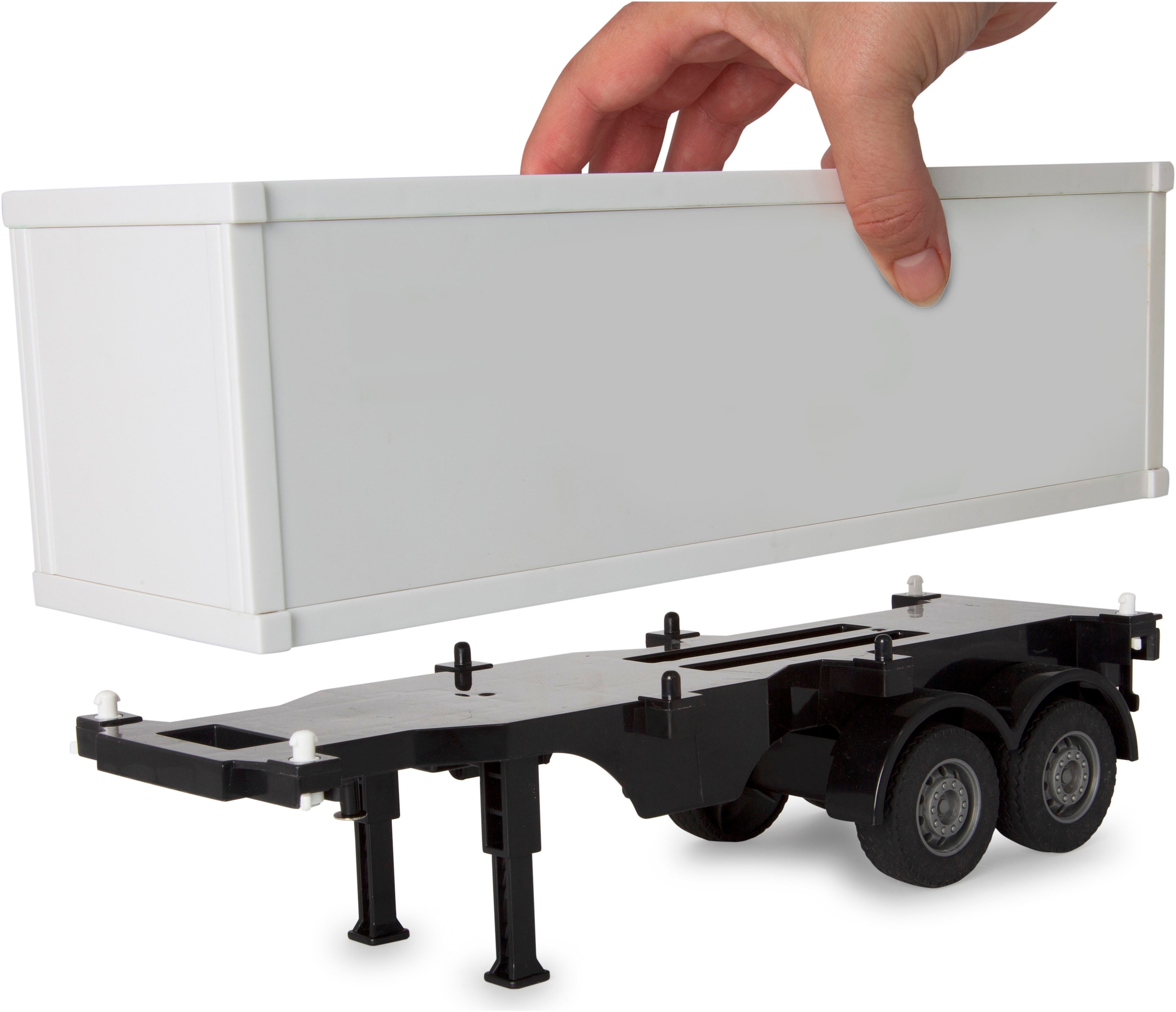Jamara RC-Auto »Container LKW Mercedes-Benz Arocs 1:26 2,4GHz«, mit LED Licht