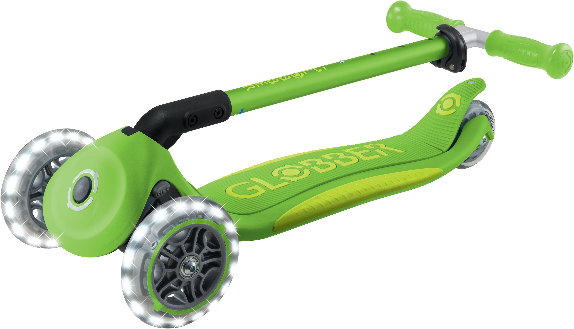 Globber Tretroller »GLOBBER ELITE LIGHTS, mit Leuchtrollen«