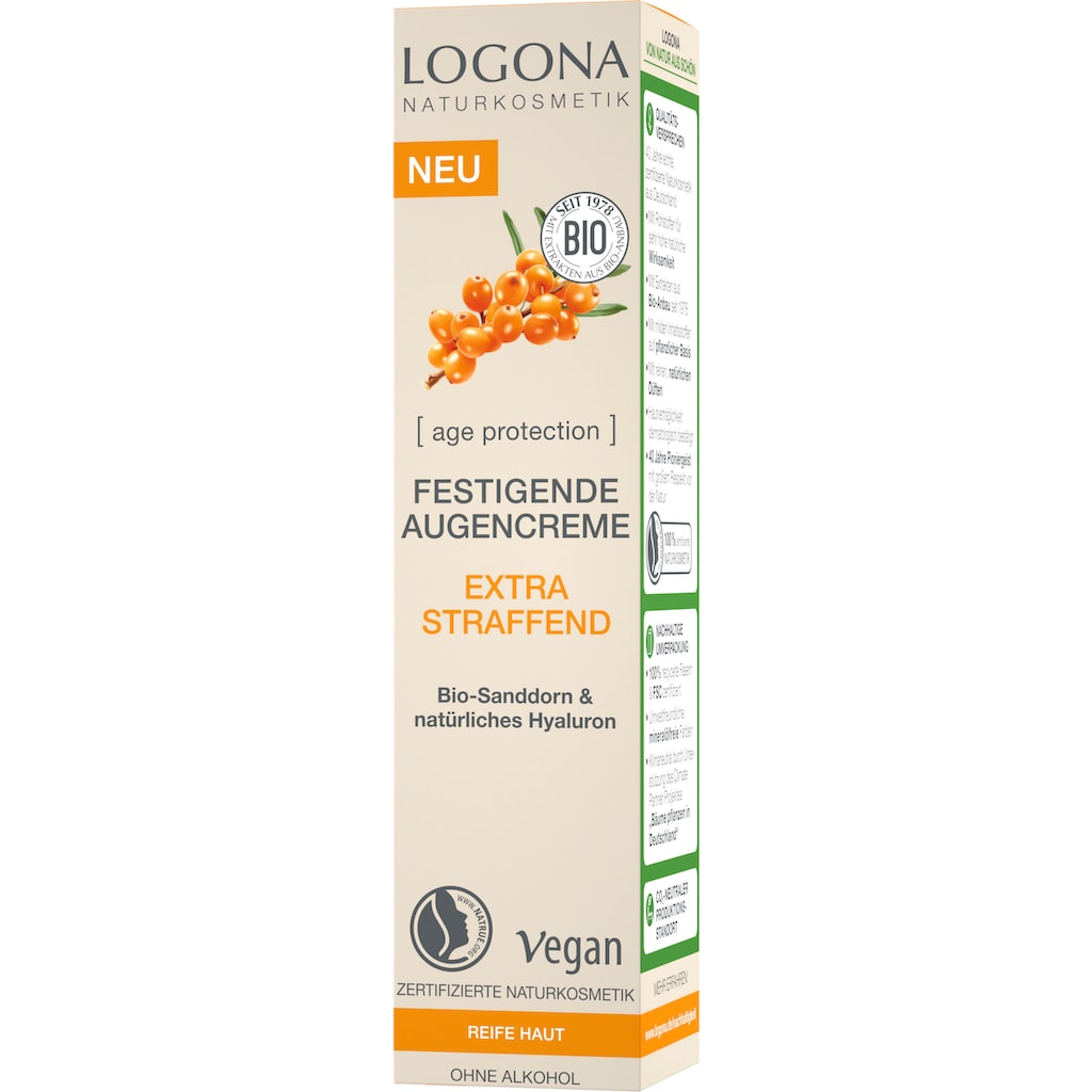 LOGONA Augencreme »Logona AP Straffende Augencreme«