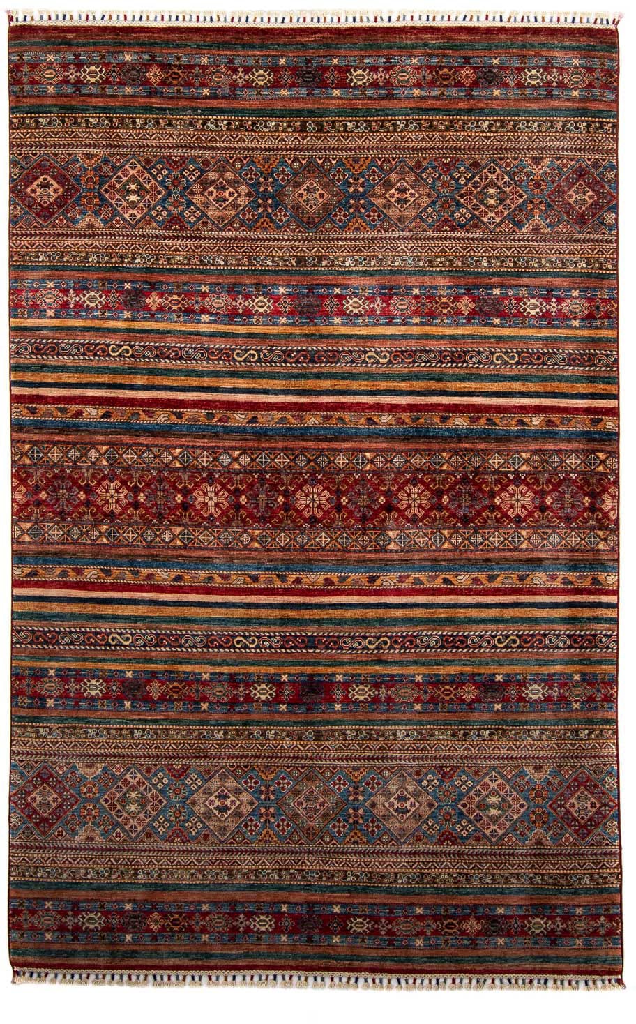 morgenland Orientteppich »Ziegler - 295 x 195 cm - mehrfarbig«, rechteckig, Wohnzimmer, Handgeknüpft, Einzelstück mit Zertifikat
