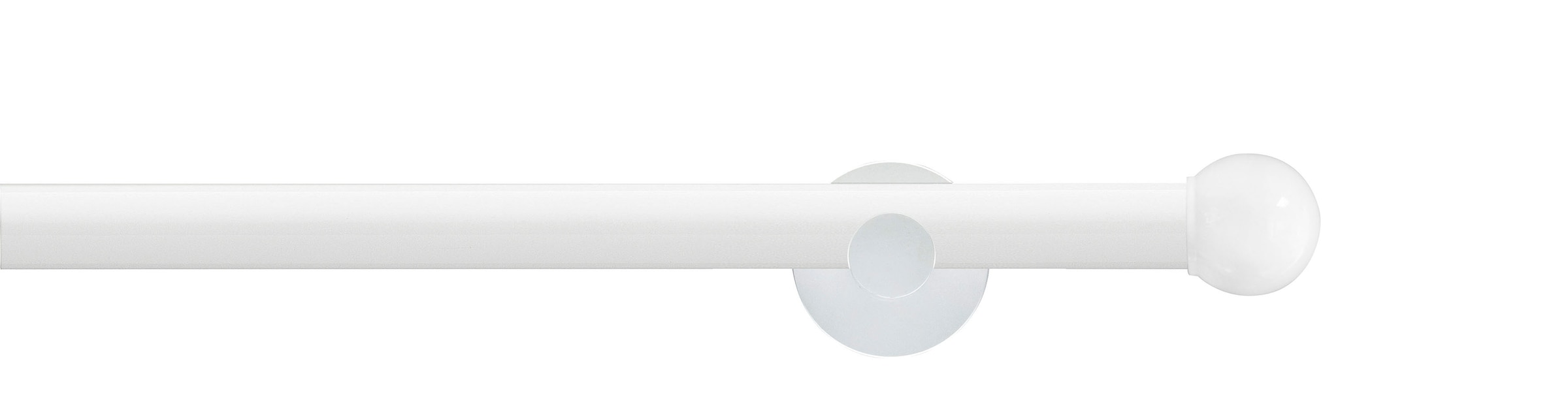 GARESA Gardinenstange »WHITE« Ø 20 mm 2 läufig-läufig Wunschmaßlänge Vorhan günstig online kaufen