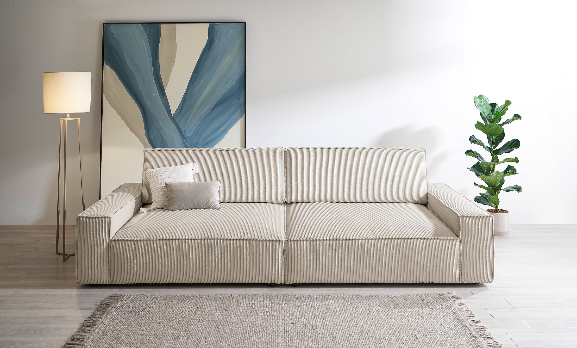 Home affaire Big-Sofa "NEU: SHERWOOD XXL, Big-Sofa (316cm), extra tiefe Sit günstig online kaufen