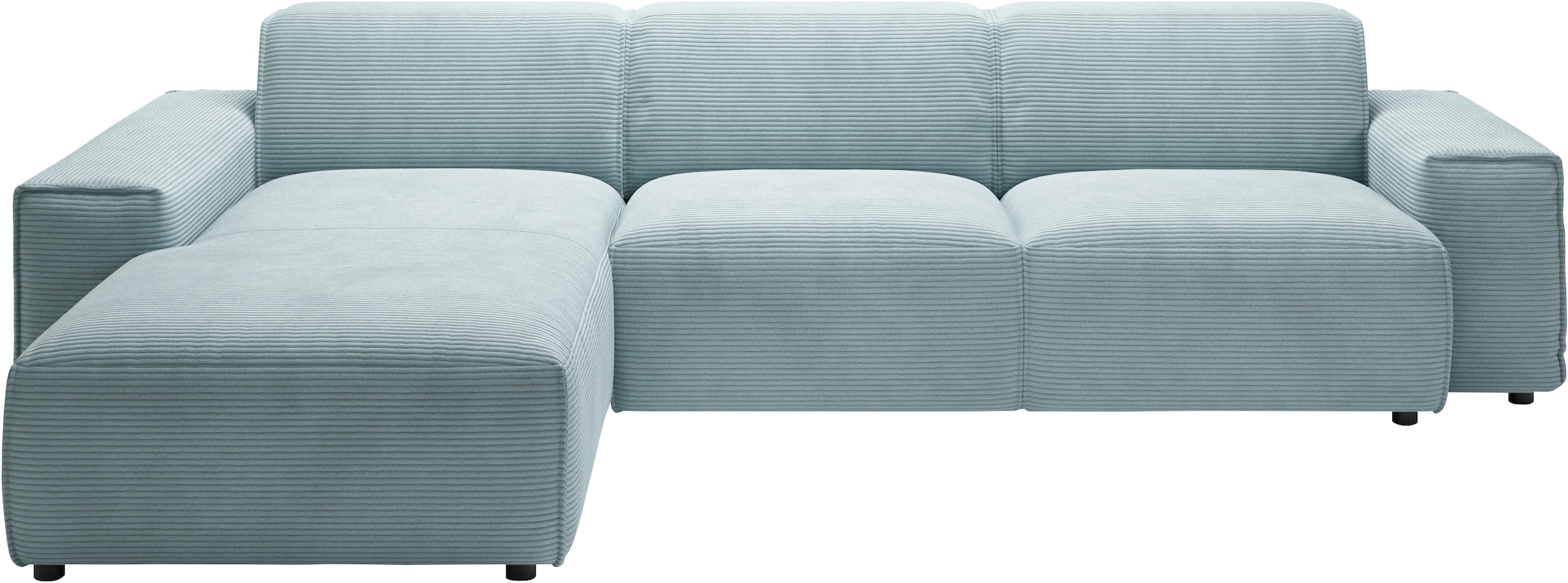 andas Ecksofa »Glimminge auch in Breitcord, Feincord, Bouclé + Easy care-Bezug«, L-Form, Breite 294, Zierkissen