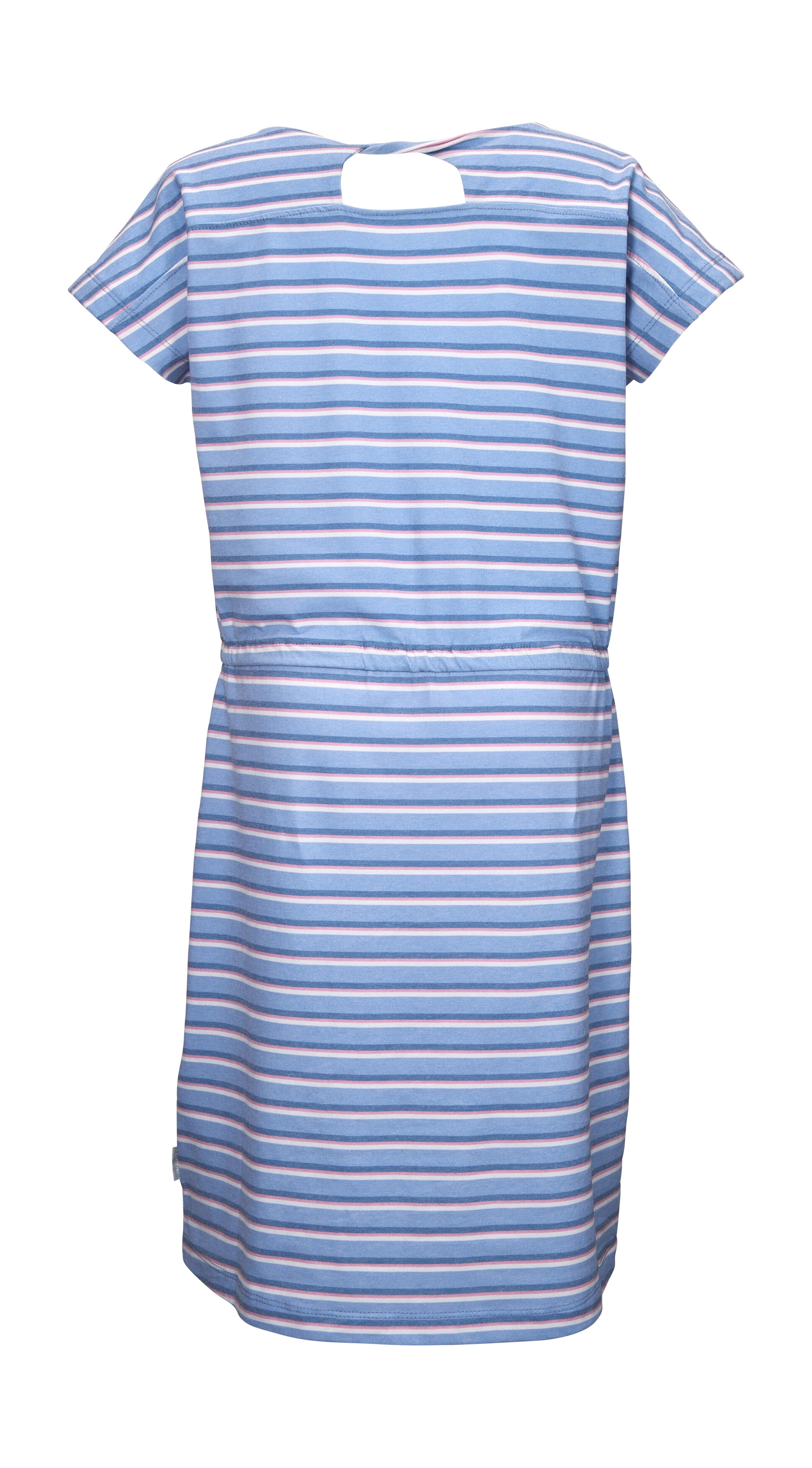 Killtec Sommerkleid »KOS 134 GRLS DRSS« Fröhliches Streifenmuster, U-Boot-Ausschnitt, Taillen-Abnäher