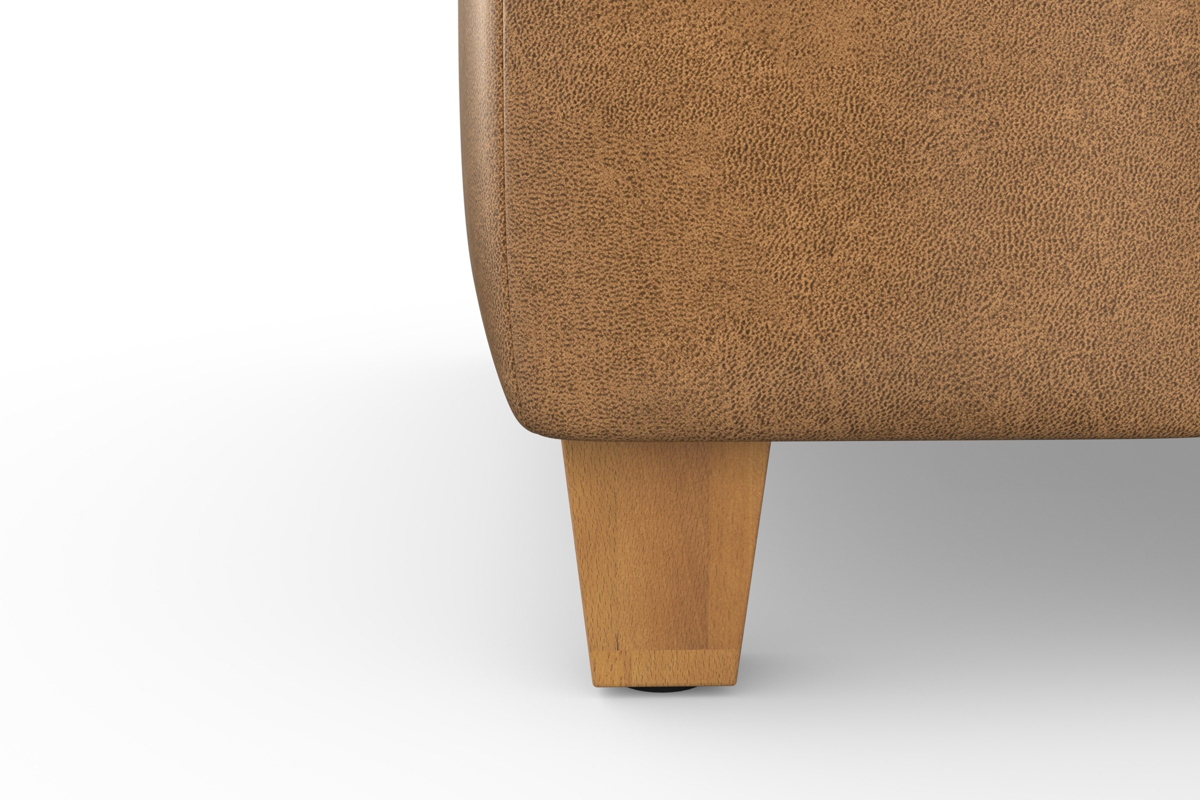 sit&more Ecksofa »Westham L-Form«, mit Recamiere, mit oder ohne Bettfunktion, Bettkasten, Füße Eiche