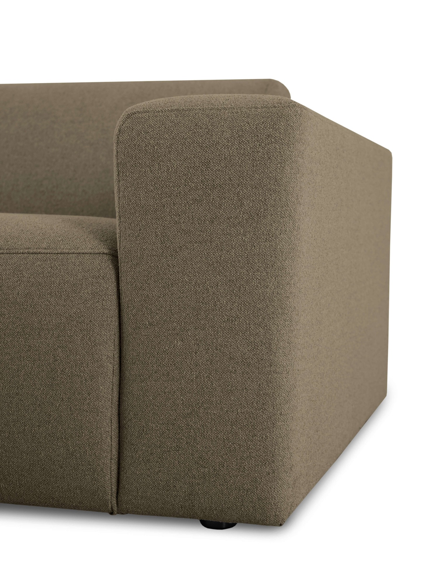 INOSIGN Ecksofa »Koa,228cm, L-Form, Modulsofa, Webstoff, Cord«, Designsofa, Set, Hocker inklusive, weicher Lounge-Sitzkomfort