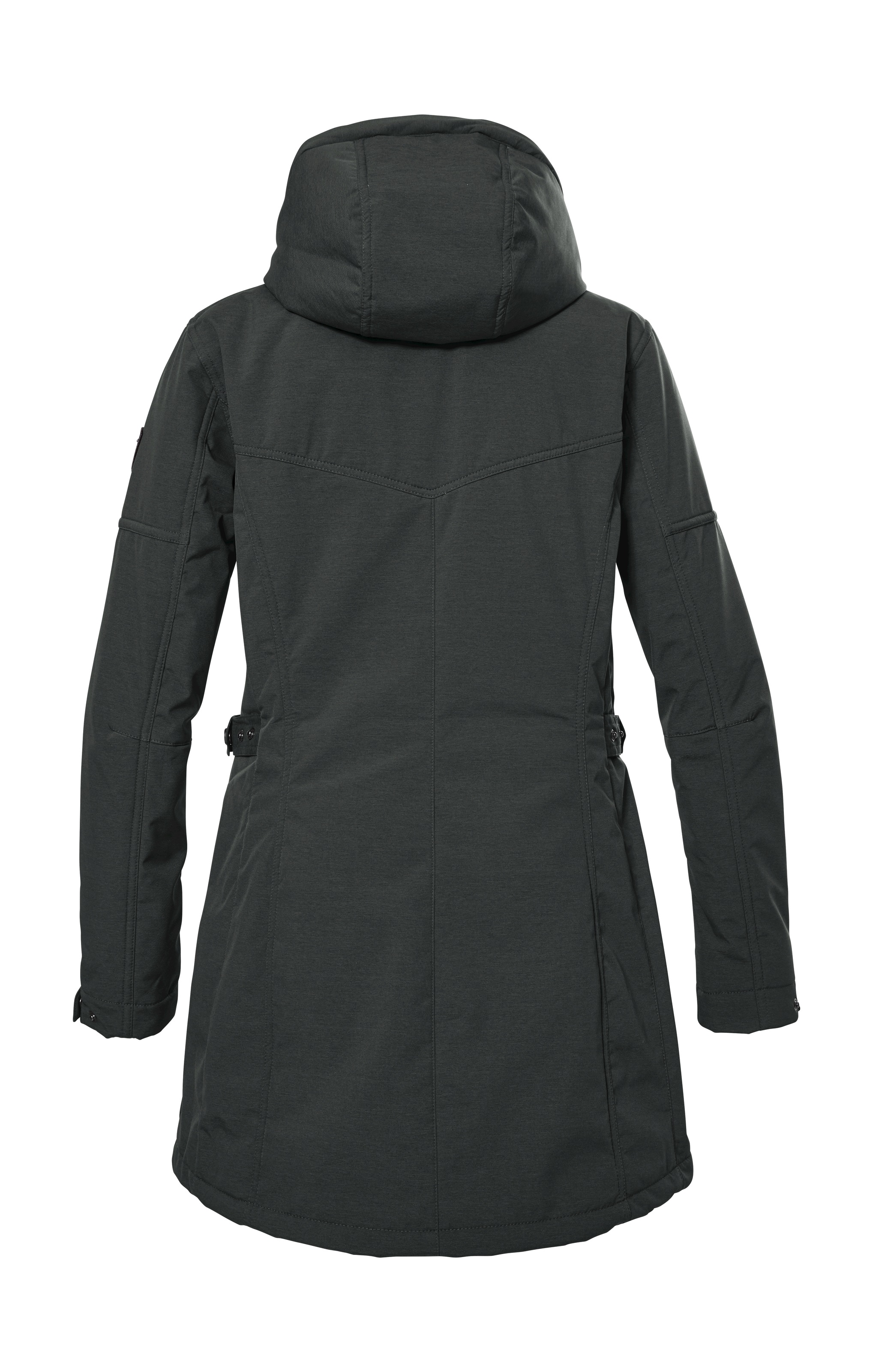 G.I.G.A. DX by killtec Softshellparka »GW 46 WMN SFTSHLL PRK«, Softshell Parka mit Teddyfell, abzippbarer Kapuze, 8.000 mm Wassersäule
