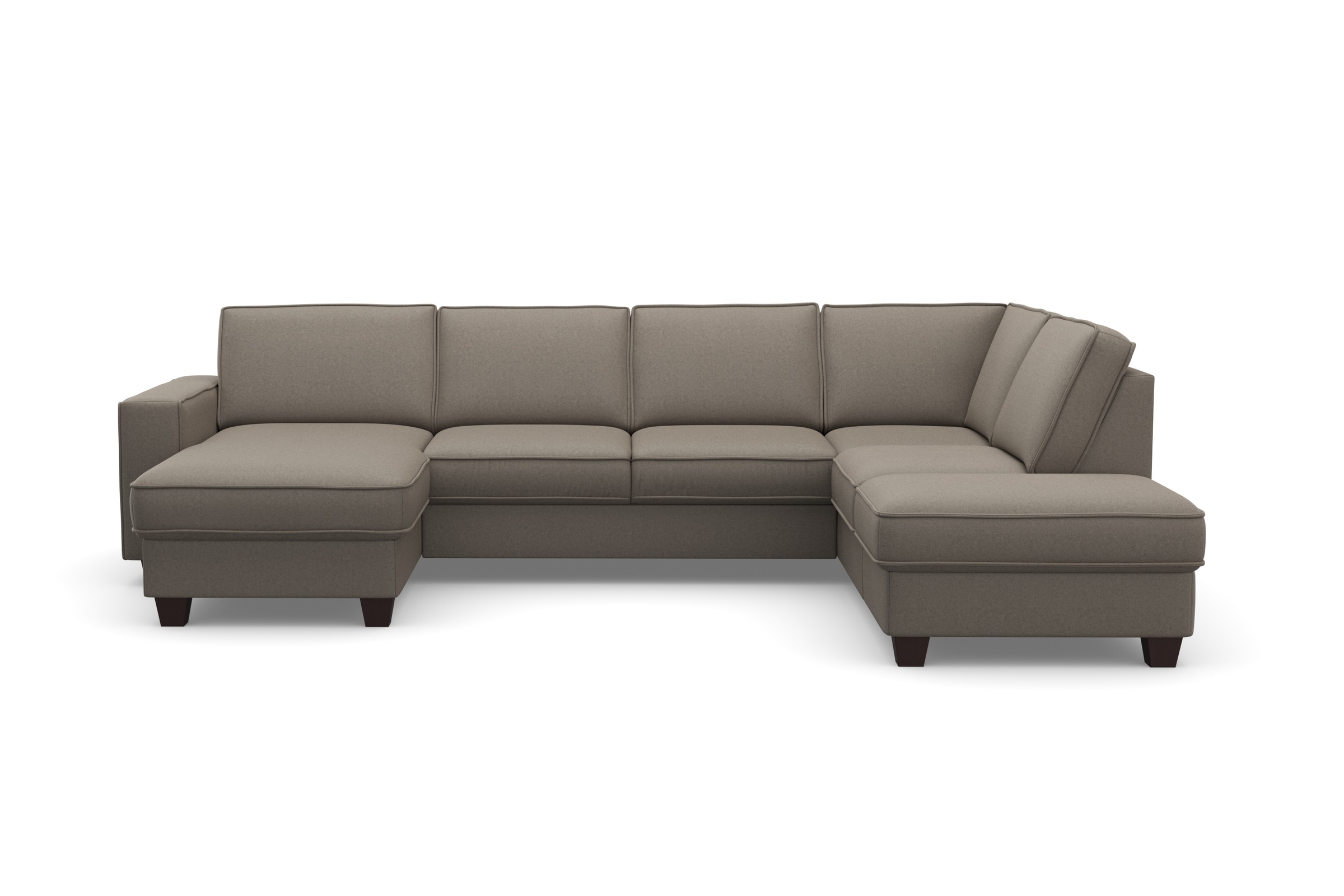 Home affaire Wohnlandschaft »County U-Form« wahlweise Ottomane links oder r günstig online kaufen