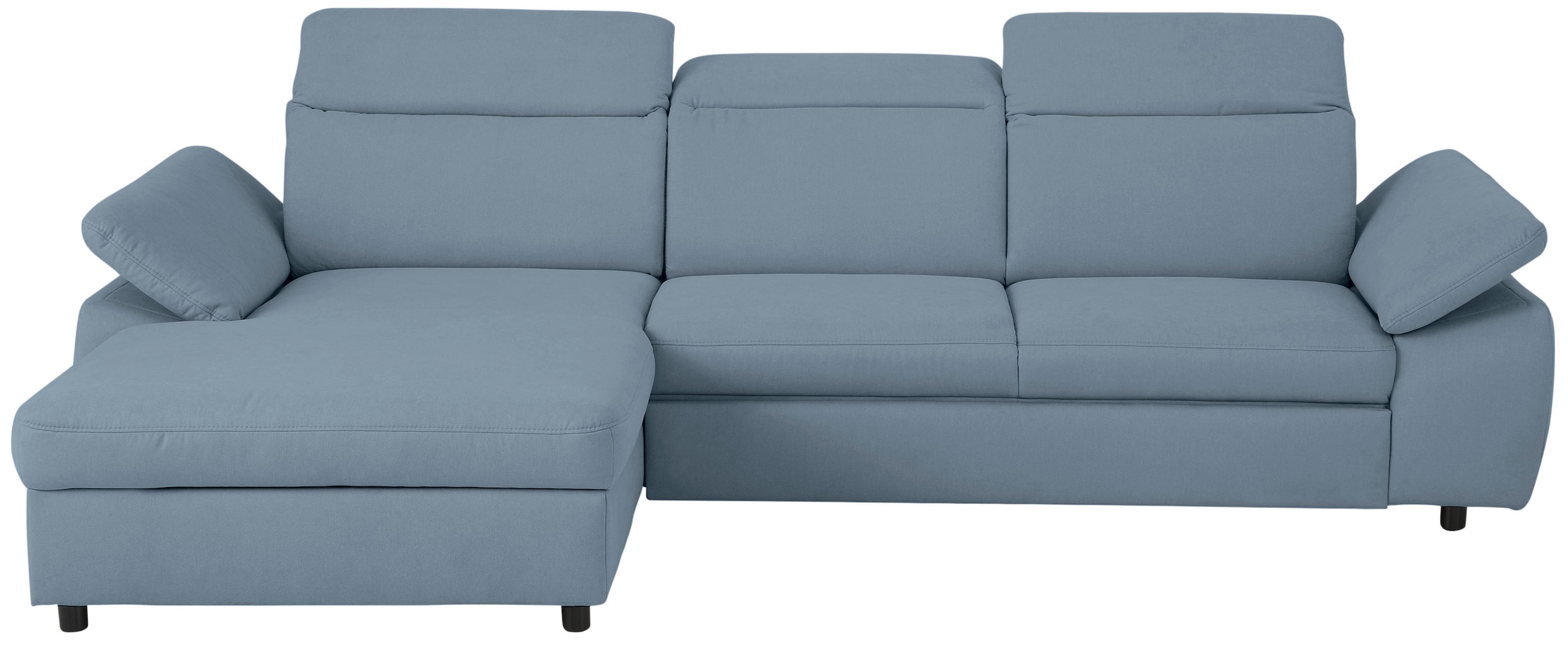 Home affaire Ecksofa »Mauritius L-Form«, mit Kopfteil- und Armlehnverstellung, mit Bettfunktion und Bettkasten