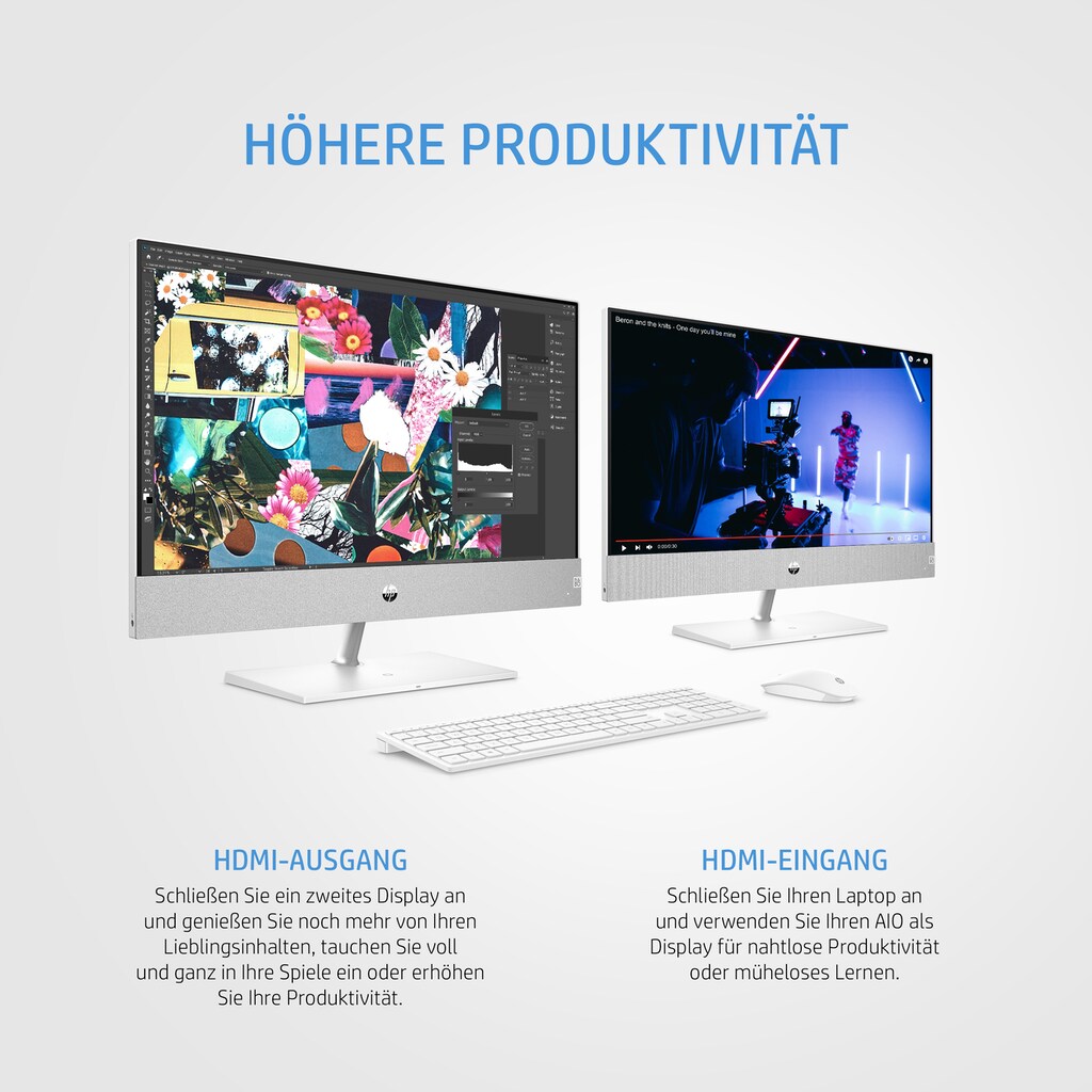 HP All-in-One PC »Pavilion 24-ca1013ng Intel® Core™ i7 60,5 cm (23.8 Zoll)«