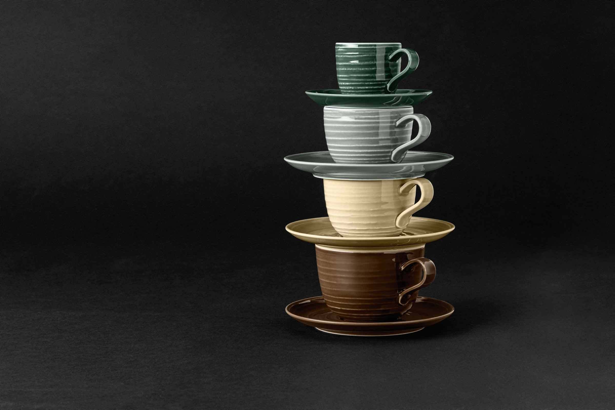 Seltmann Weiden Tasse »Kaffeetassen mit Untertassen Terra 260 ml 6er Set«