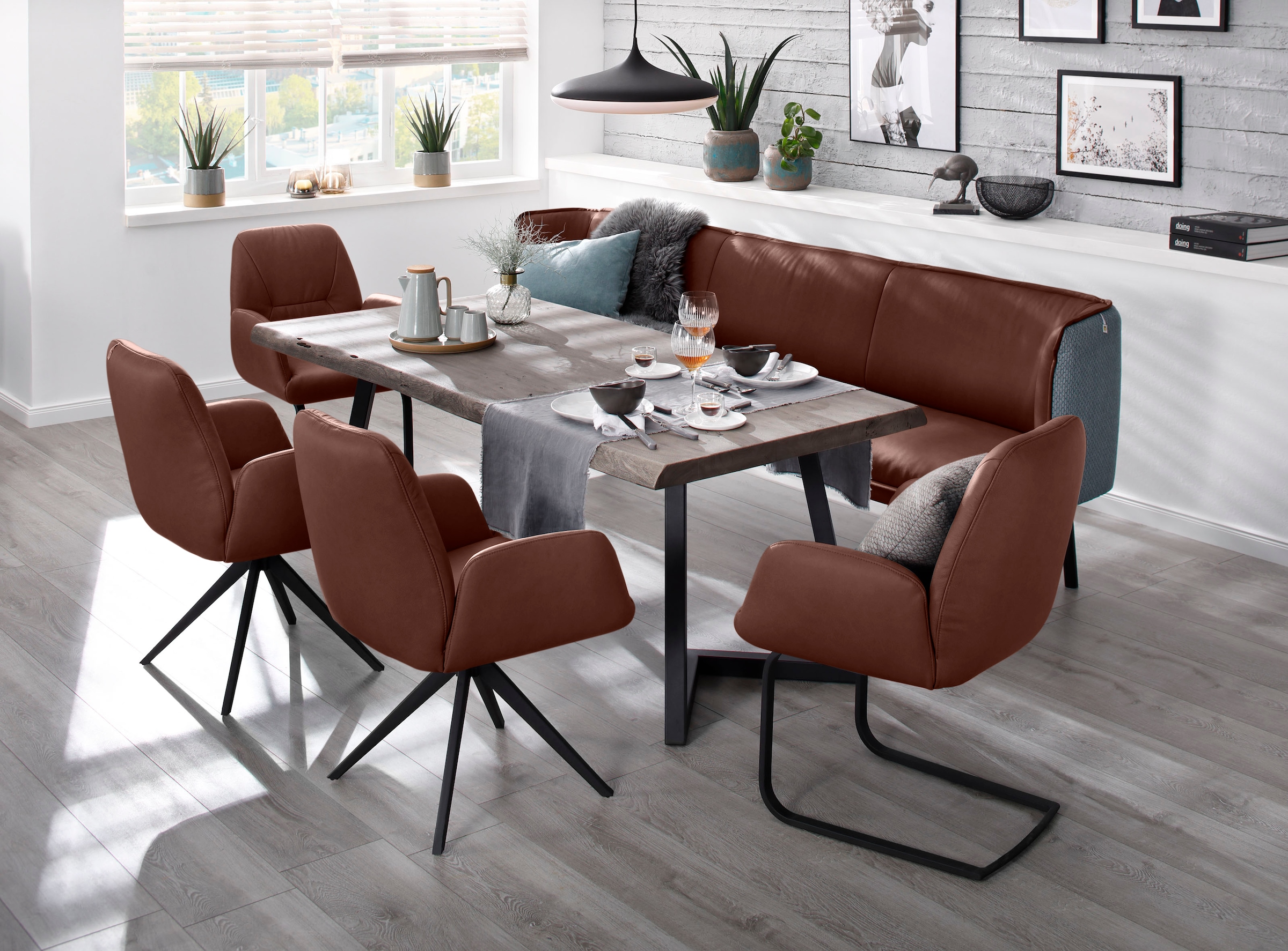 W.SCHILLIG Freischwinger »ole« () Gestell in Schwarz pulverbeschichtet günstig online kaufen